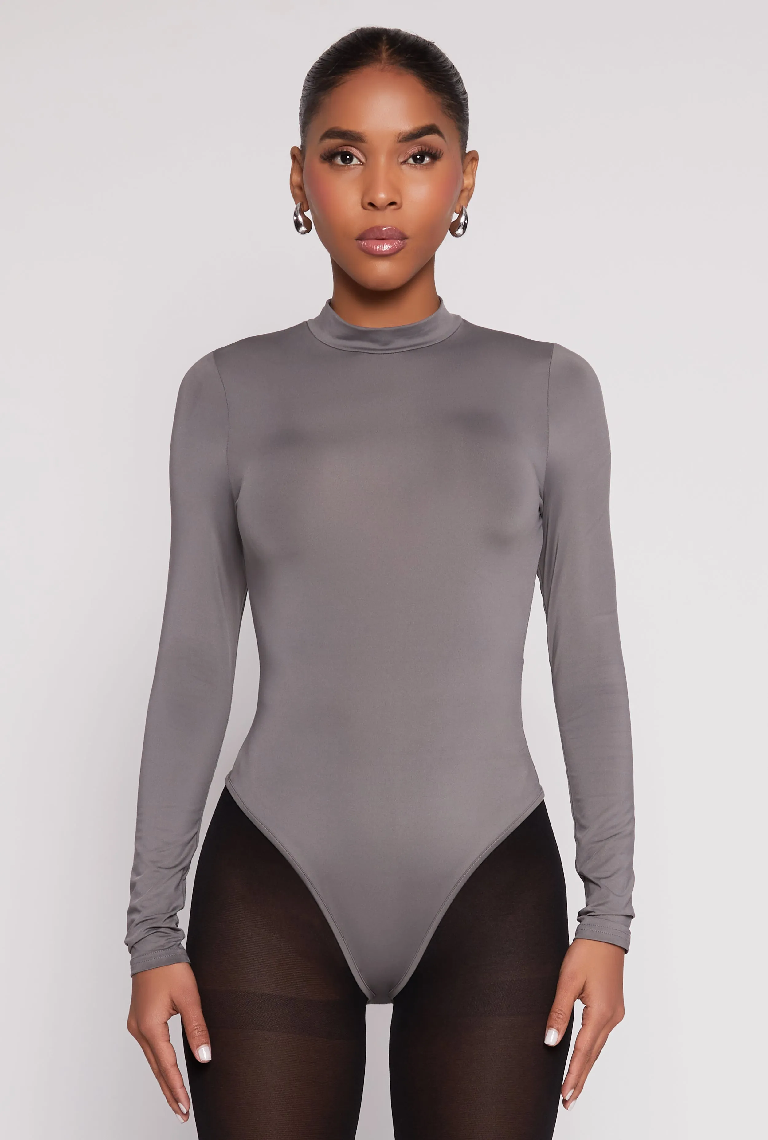 Daisy Mock Neck Long Sleeve Bodysuit sold by Rainbow product image thumbnail 2