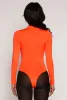 Daisy Mock Neck Long Sleeve Bodysuit sold by Rainbow