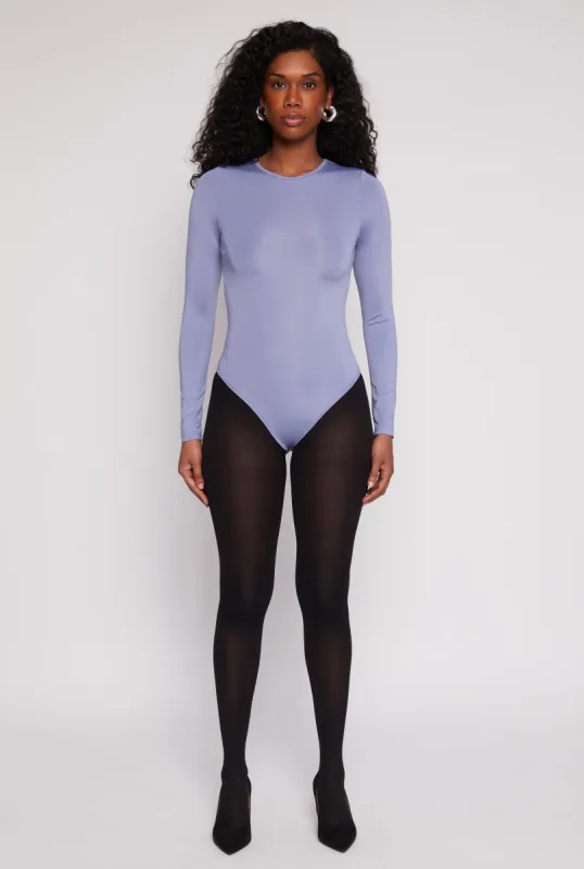 Daisy Crew Neck Long Sleeve Bodysuit sold by Rainbow