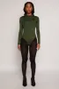 Daisy Mock Neck Long Sleeve Bodysuit sold by Rainbow