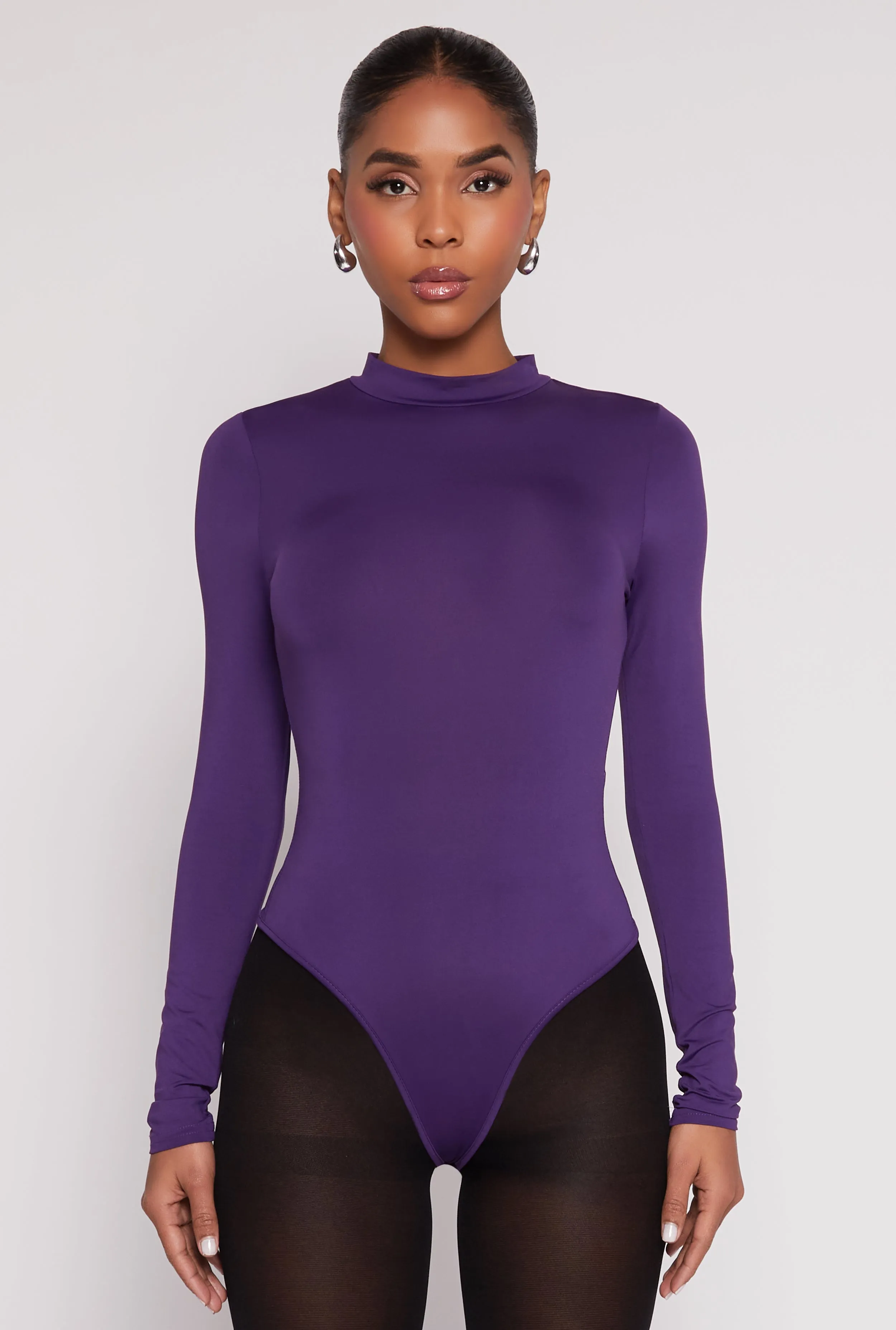 Daisy Mock Neck Long Sleeve Bodysuit sold by Rainbow product image thumbnail 2
