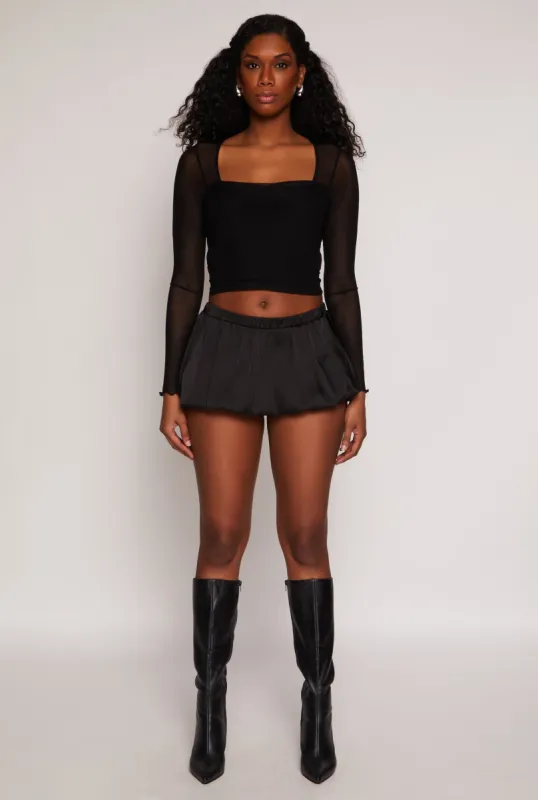 Daisy Micro Bubble Skort sold by Rainbow