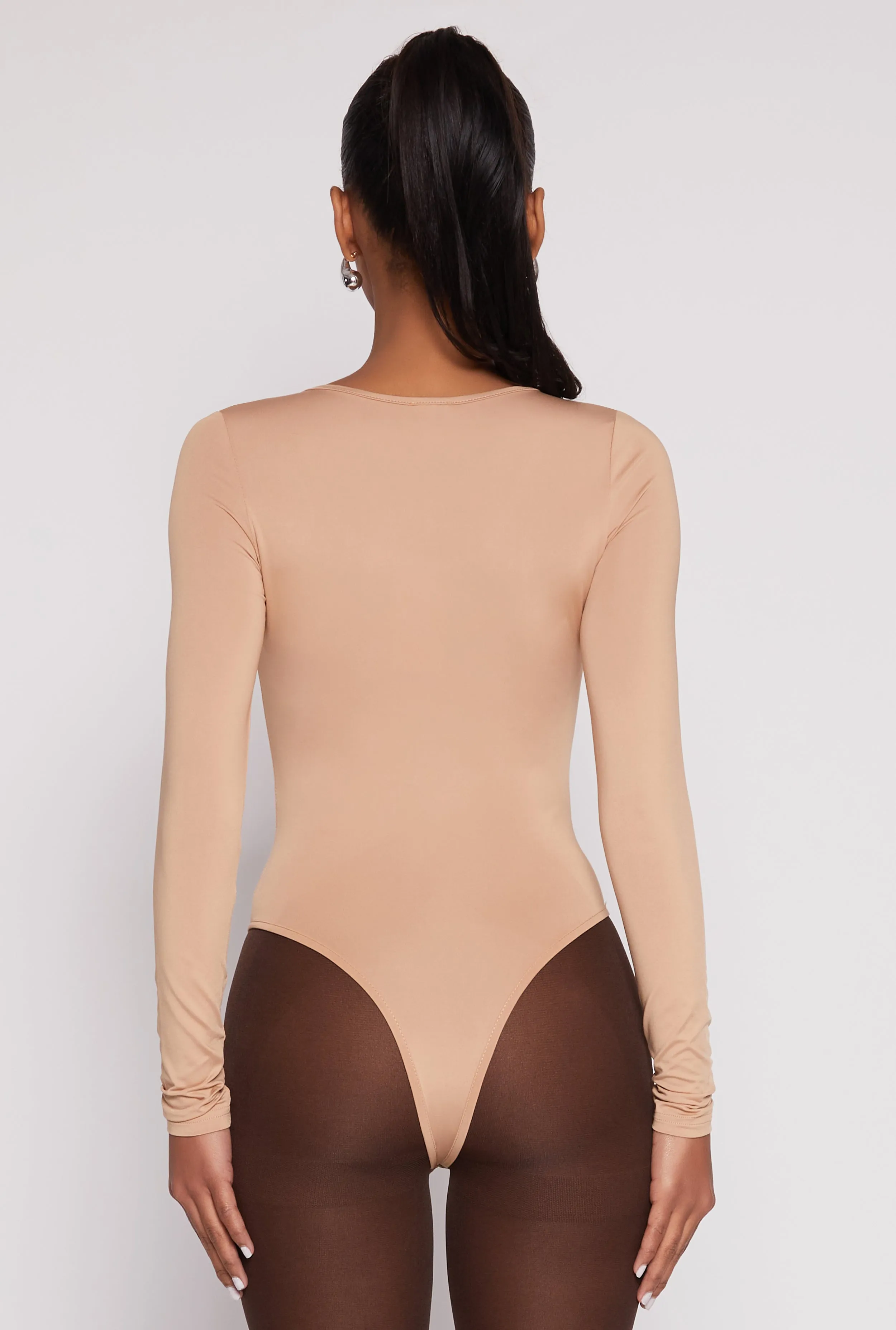 Daisy Scoop Neck Long Sleeve Bodysuit sold by Rainbow product image thumbnail 5