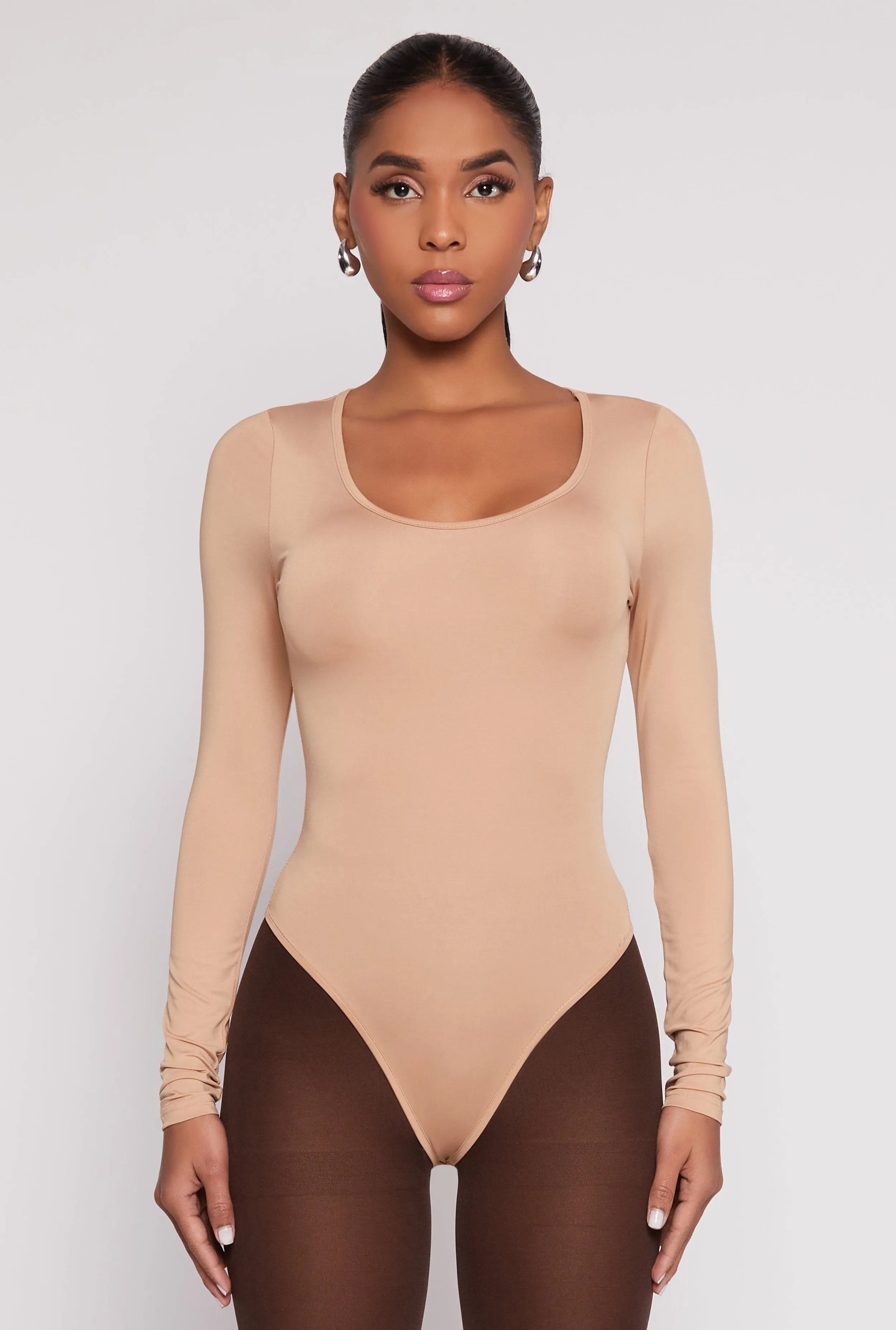 Daisy Scoop Neck Long Sleeve Bodysuit sold by Rainbow product image thumbnail 2