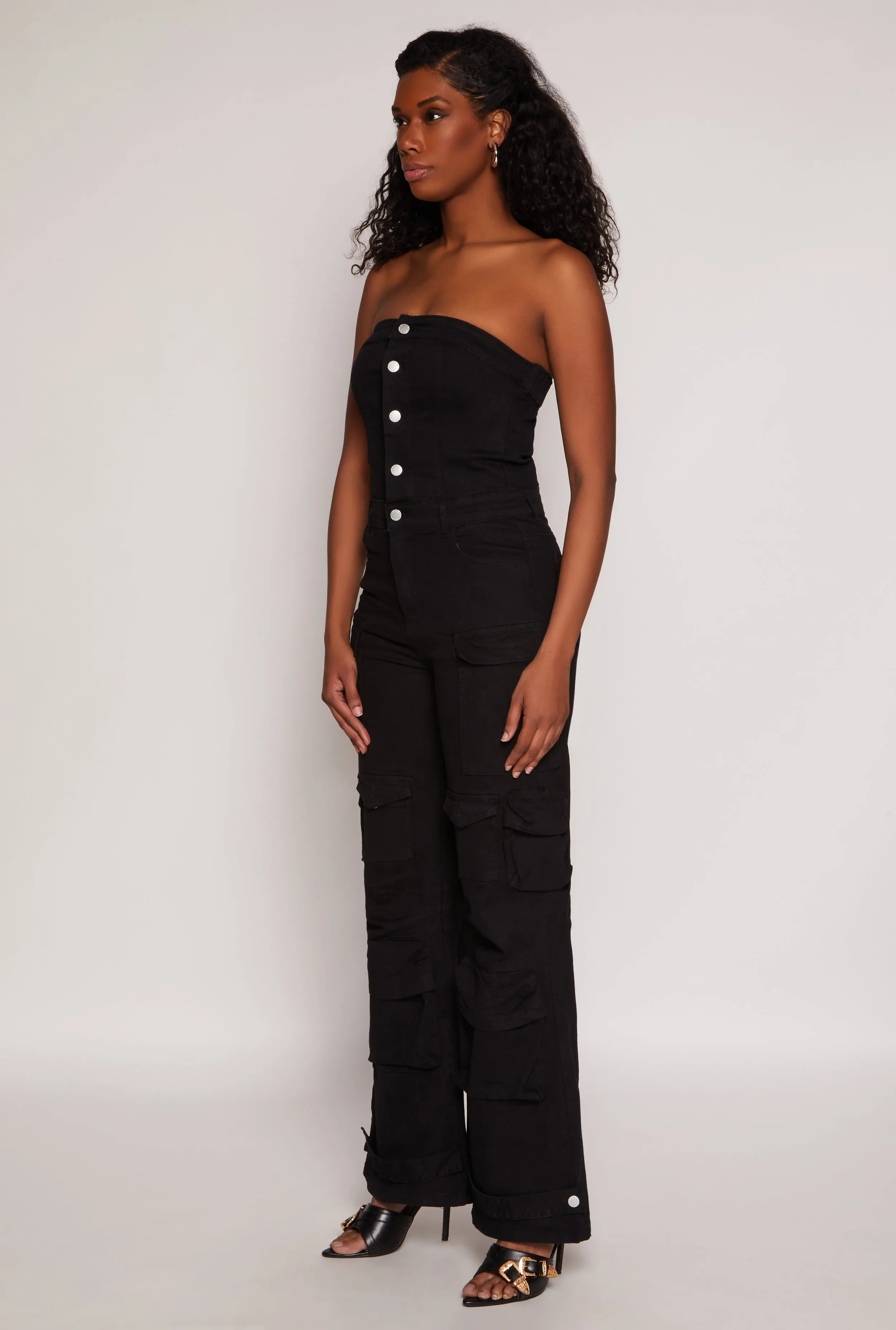 Daisy Denim Cargo Pocket Jumpsuit sold by Rainbow product image thumbnail 2