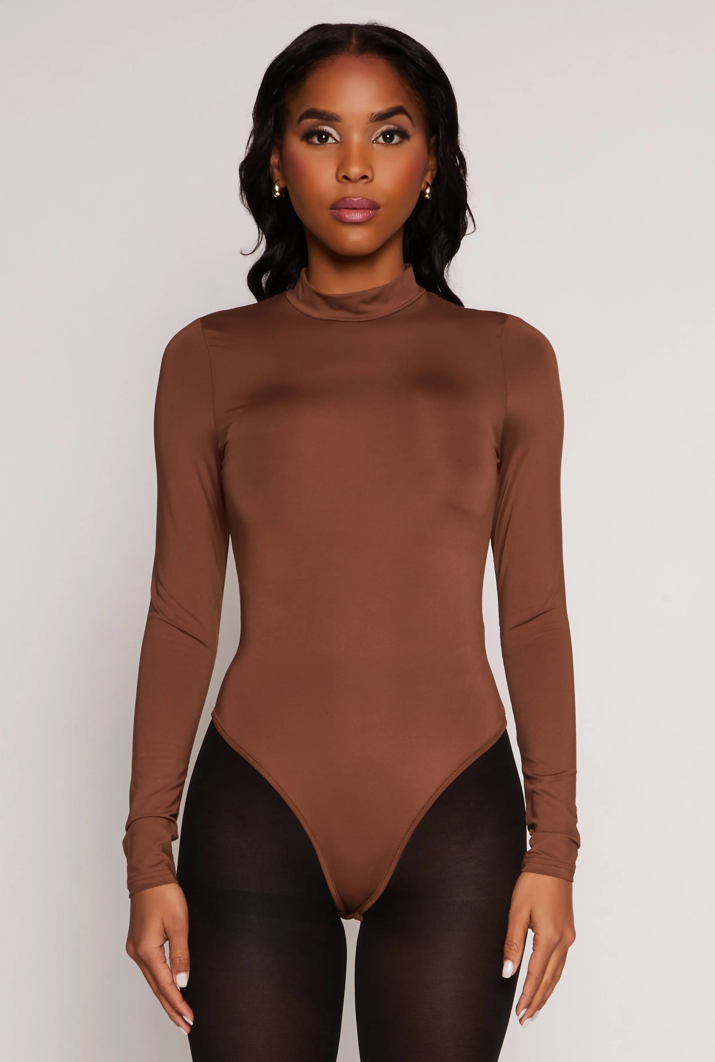 Daisy Mock Neck Long Sleeve Bodysuit sold by Rainbow product image thumbnail 2