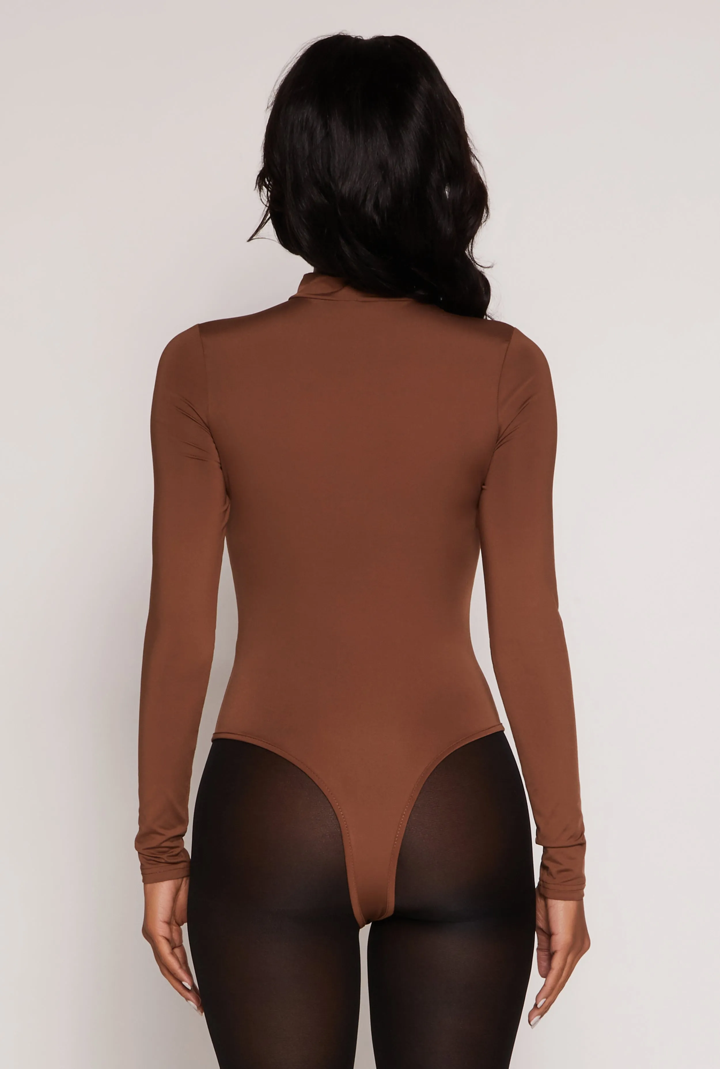 Daisy Mock Neck Long Sleeve Bodysuit sold by Rainbow product image thumbnail 5