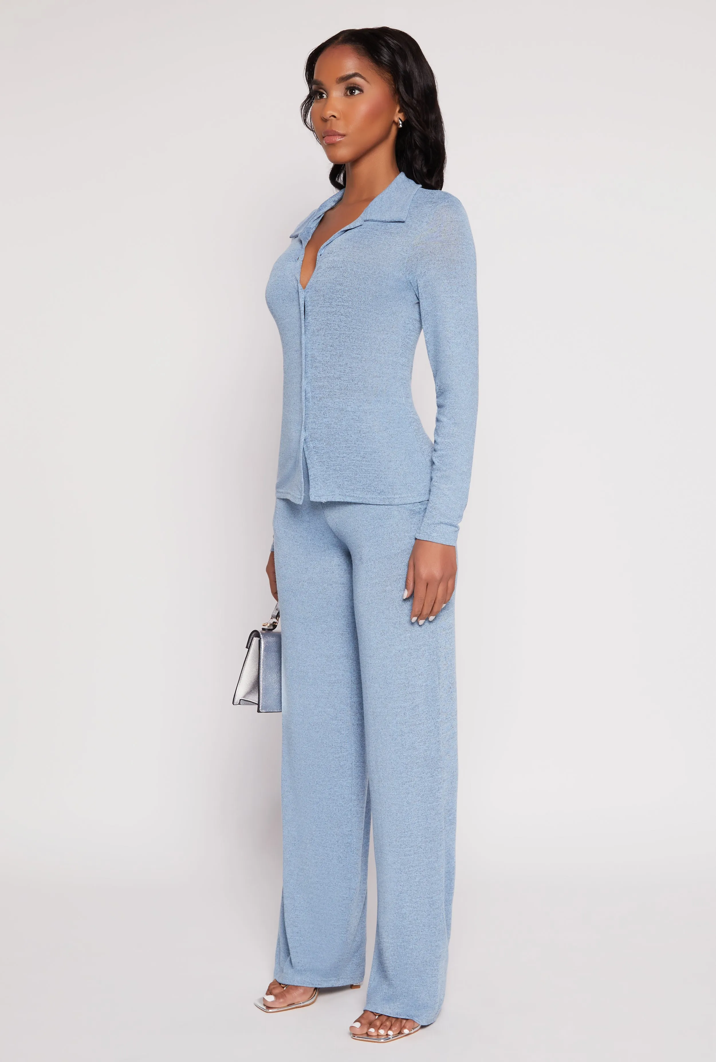 Daisy Button Front Long Sleeve Shirt sold by Rainbow product image thumbnail 3