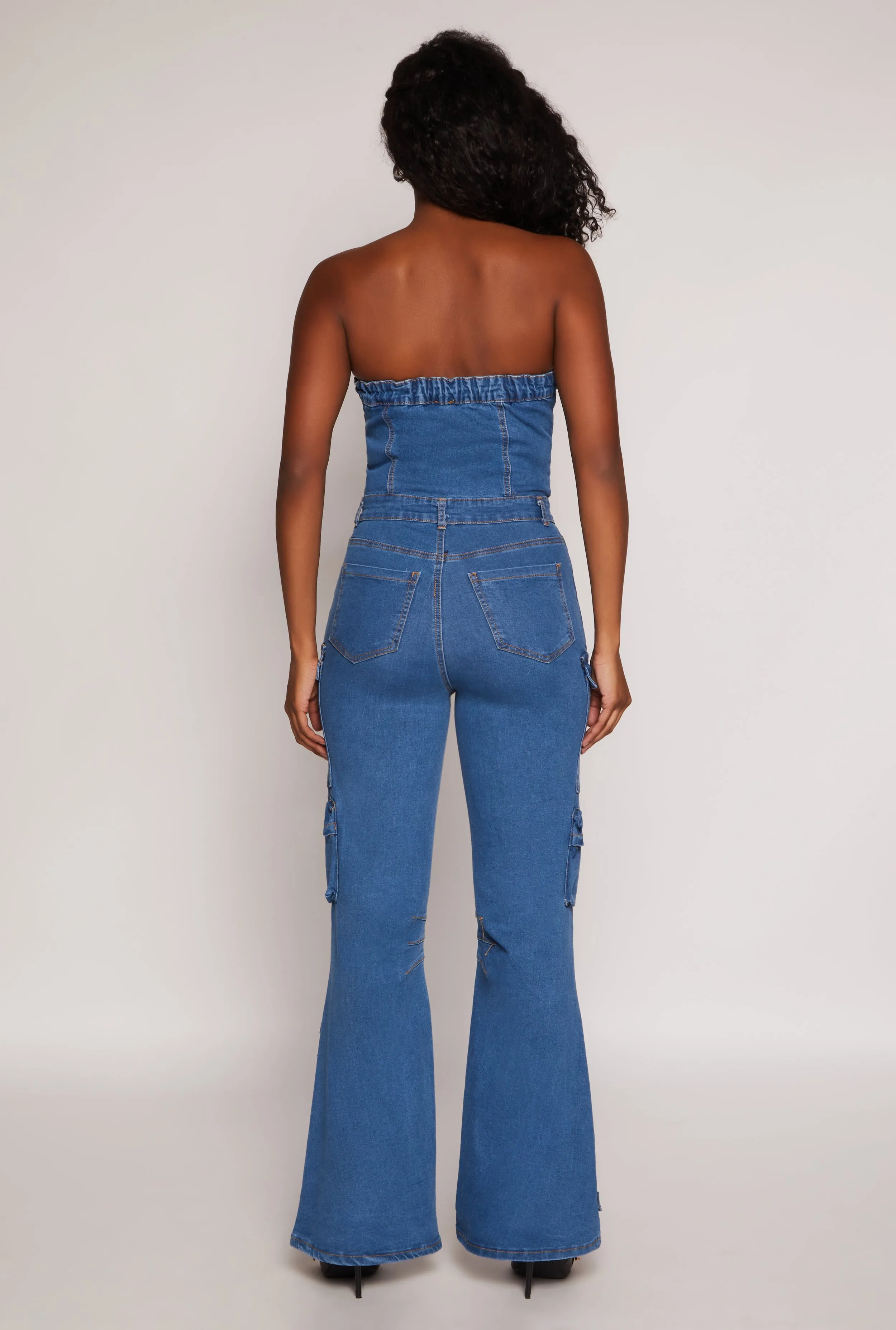 Daisy Denim Cargo Pocket Jumpsuit sold by Rainbow product image thumbnail 3