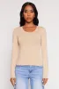 Basic Scoop Neck Long Sleeve Top sold by Rainbow