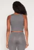 Daisy Ribbed Knit Cropped Tank Top sold by Rainbow