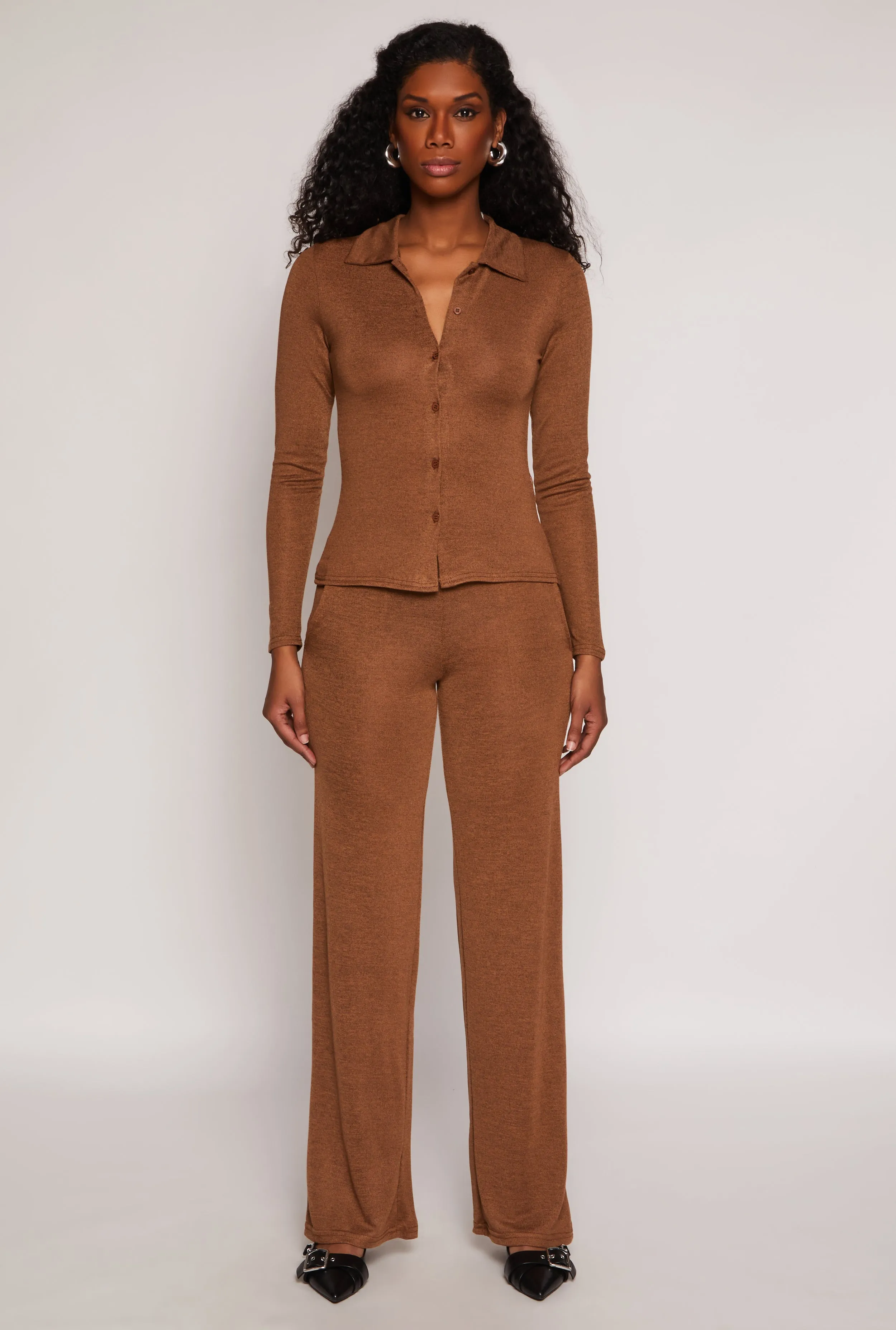 Daisy High Waisted Wide Leg Pants sold by Rainbow