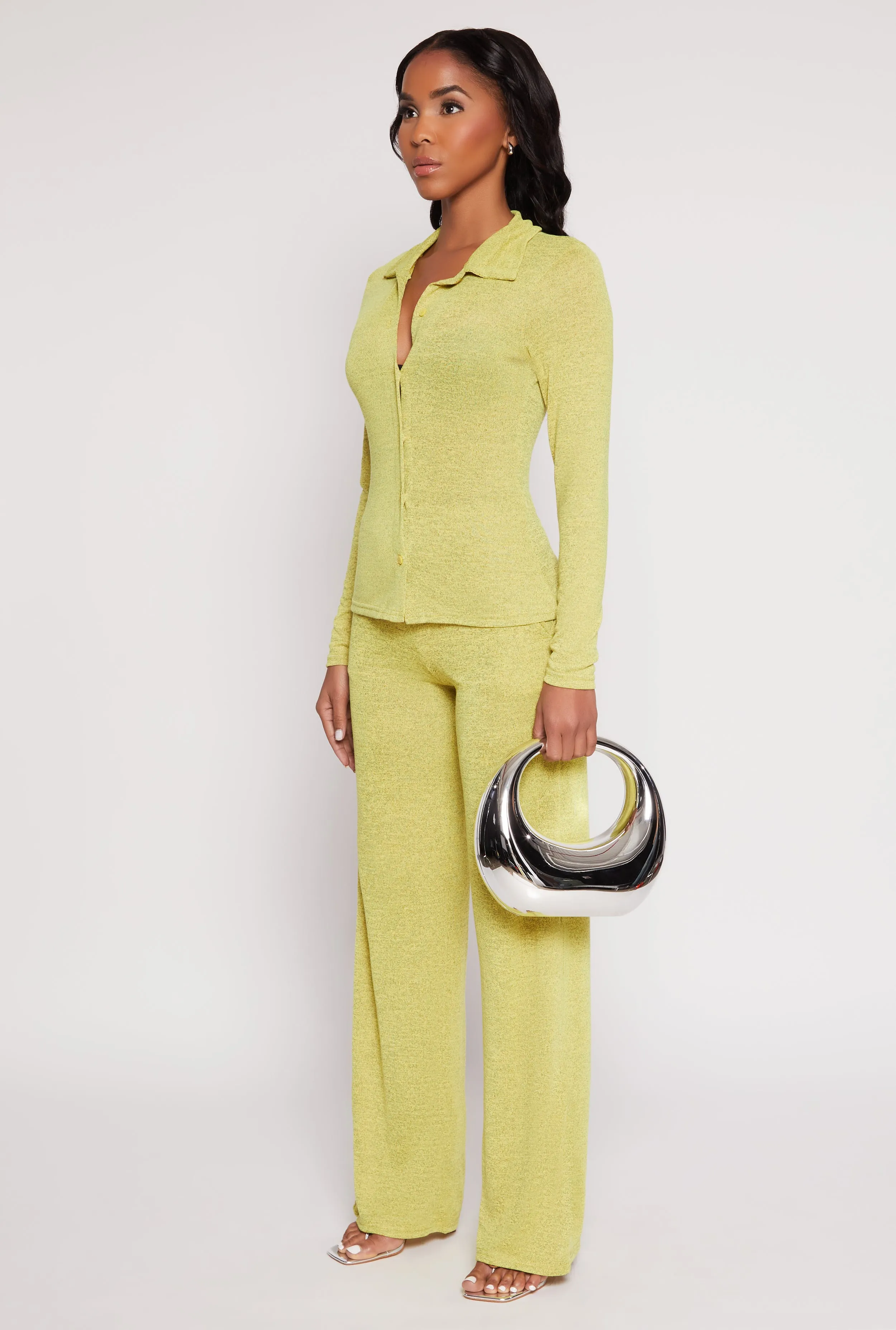 Daisy Button Front Long Sleeve Shirt sold by Rainbow product image thumbnail 3