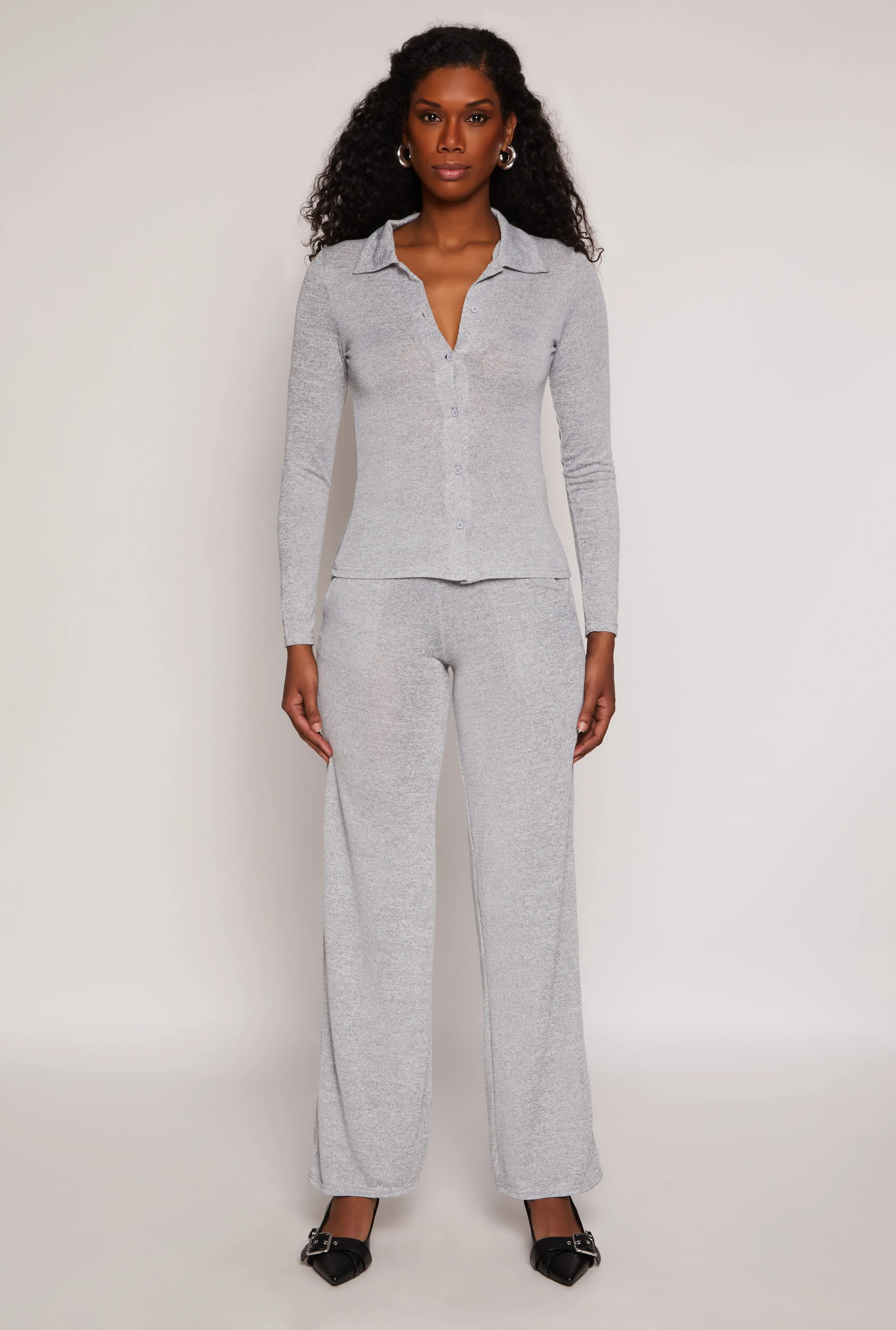 Daisy High Waisted Wide Leg Pants sold by Rainbow