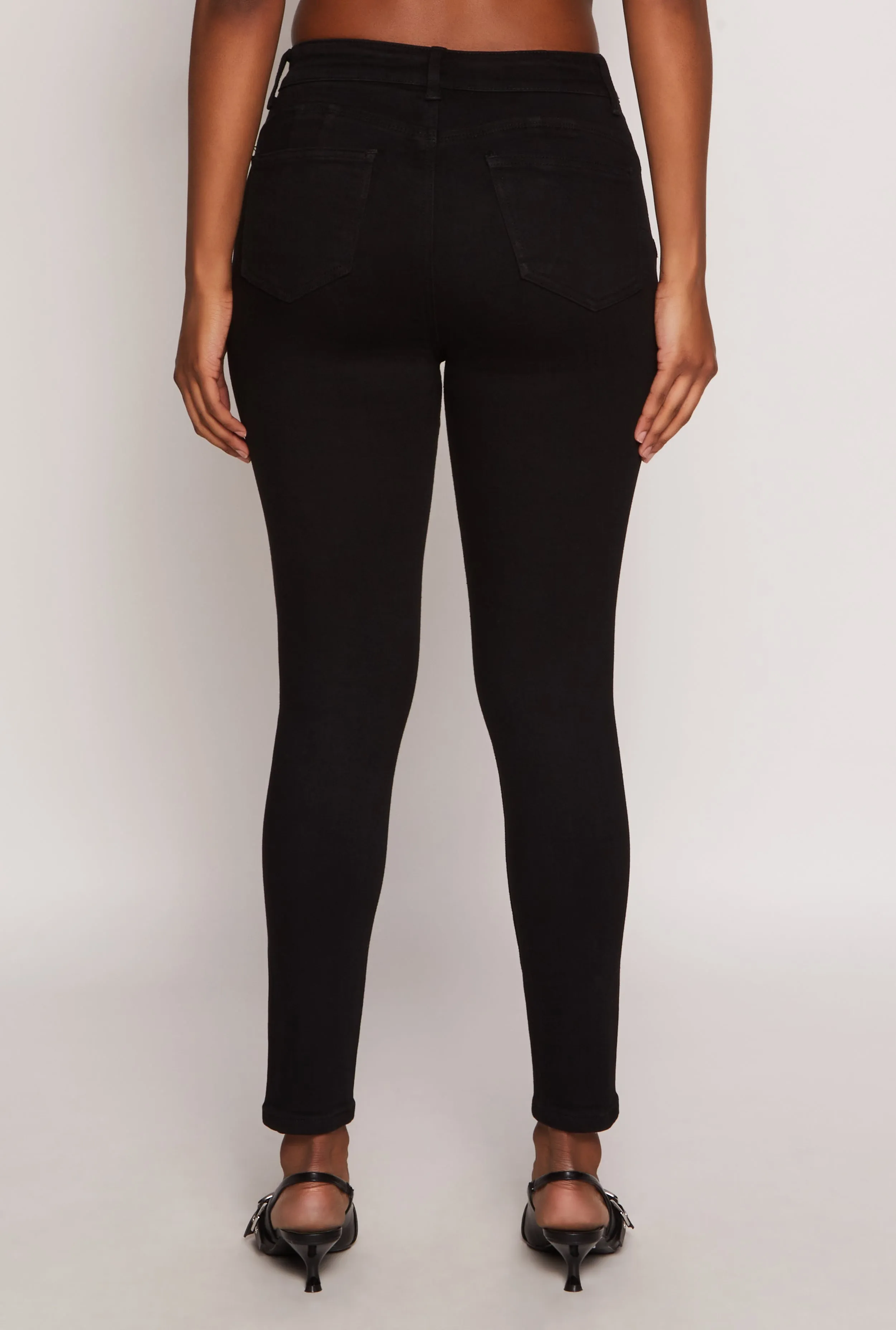 WAX Cropped High Rise Skinny Jeans sold by Rainbow product image thumbnail 5