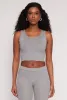 Daisy Ribbed Knit Cropped Tank Top sold by Rainbow