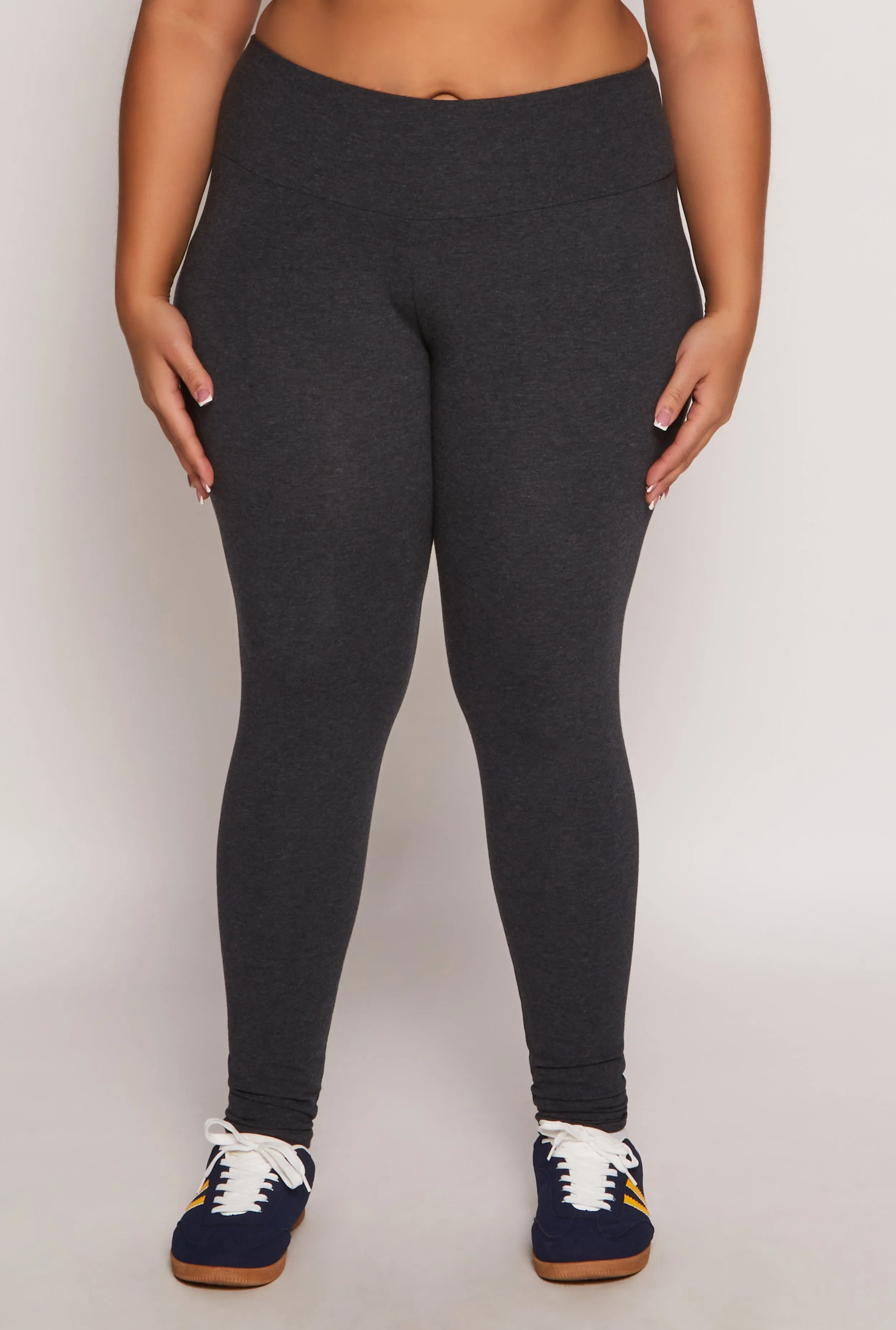 Plus Size High Waist Leggings sold by Rainbow product image thumbnail 3