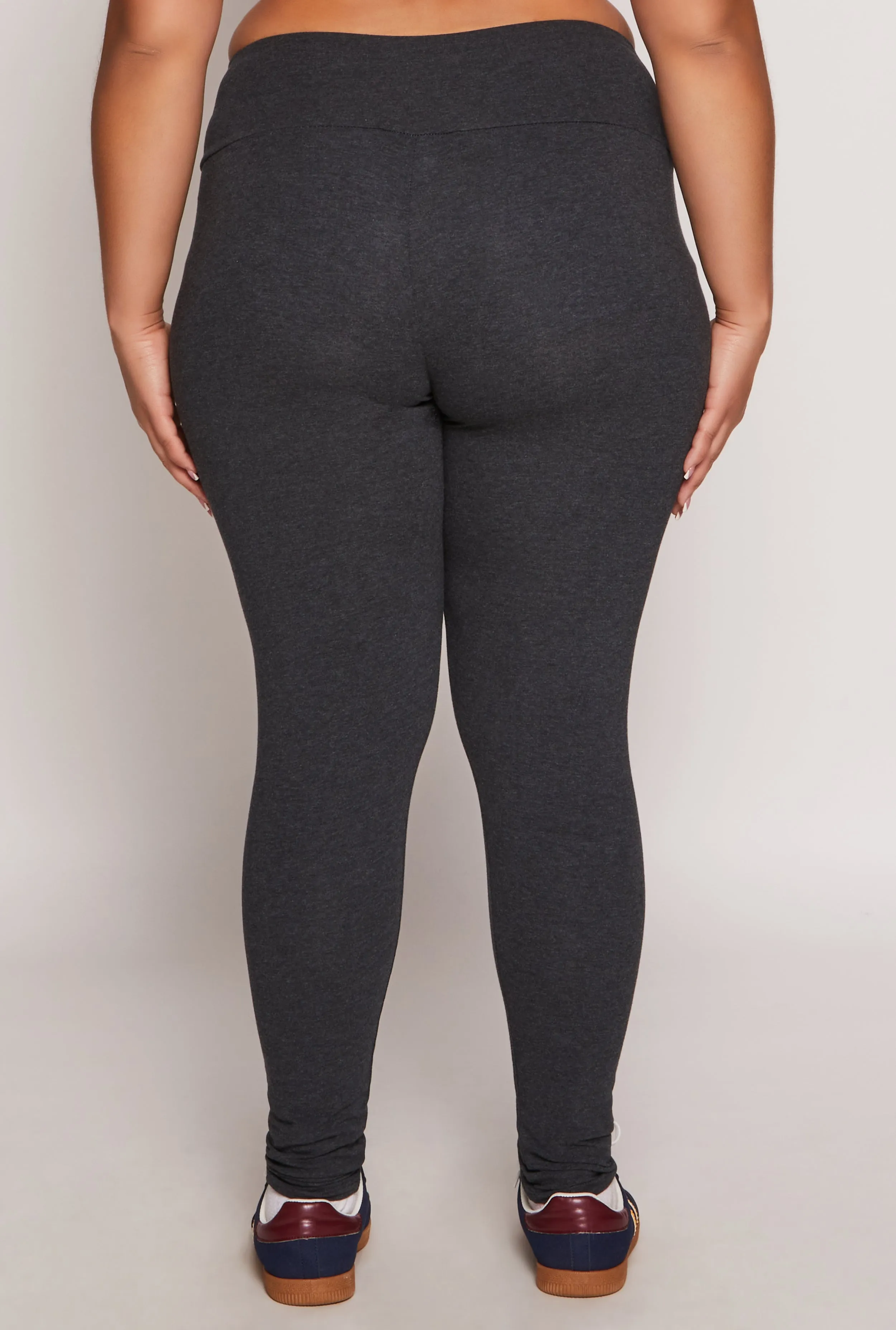 Plus Size High Waist Leggings sold by Rainbow product image thumbnail 5