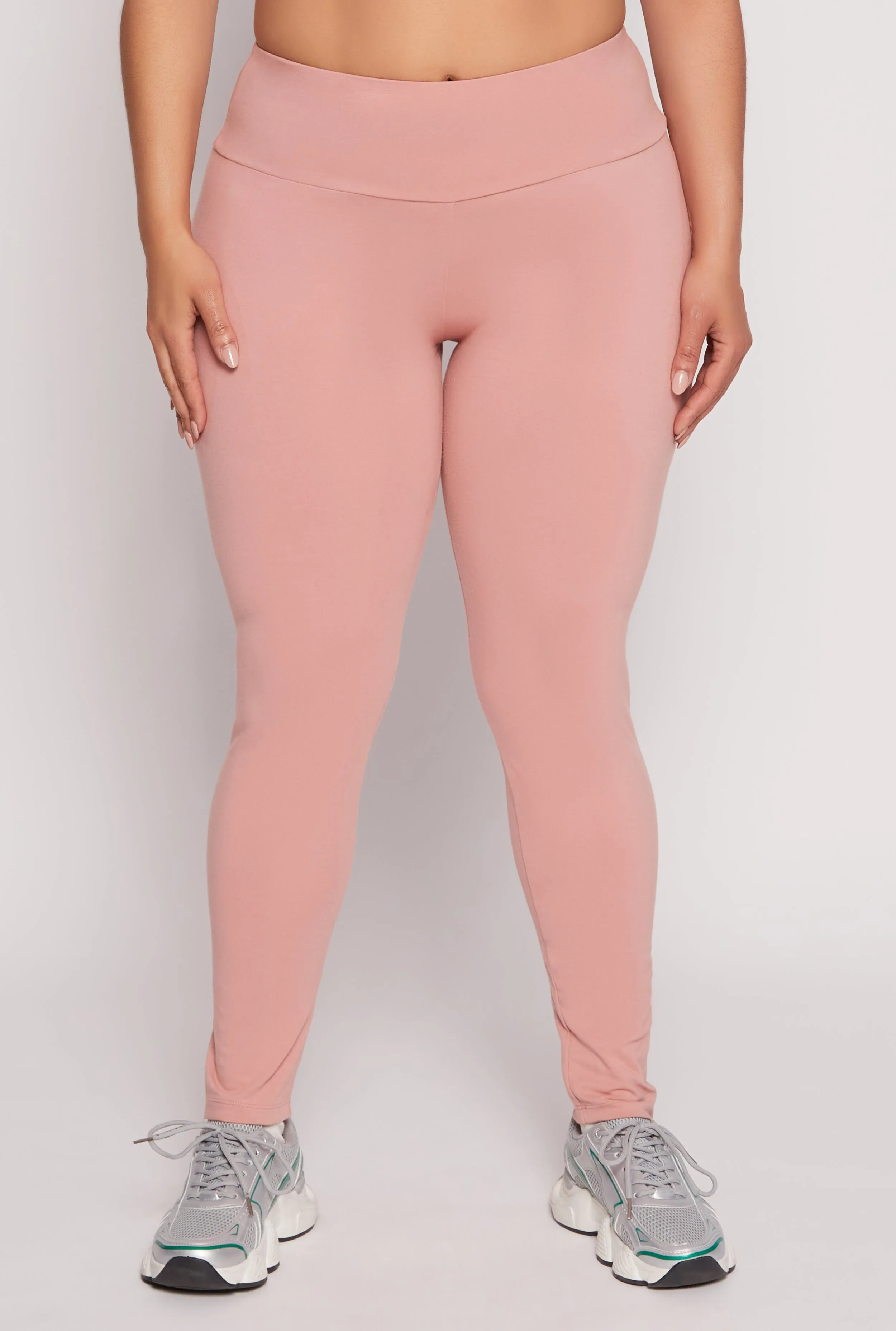 Plus Size High Waist Leggings sold by Rainbow product image thumbnail 3