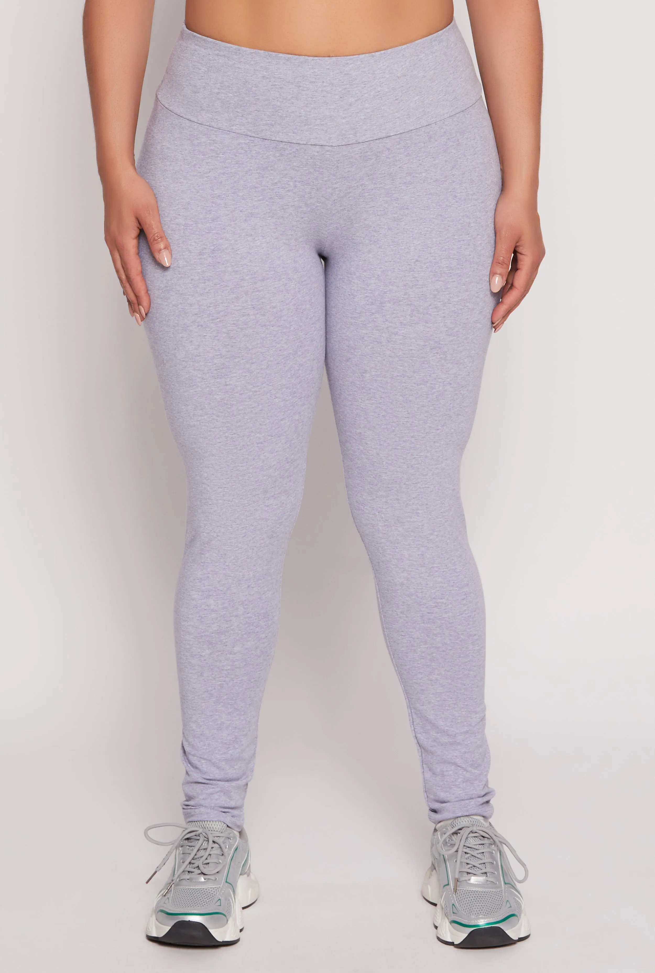 Plus Size High Waist Leggings sold by Rainbow product image thumbnail 3
