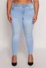 Plus Size WAX Distressed Skinny Jeans sold by Rainbow