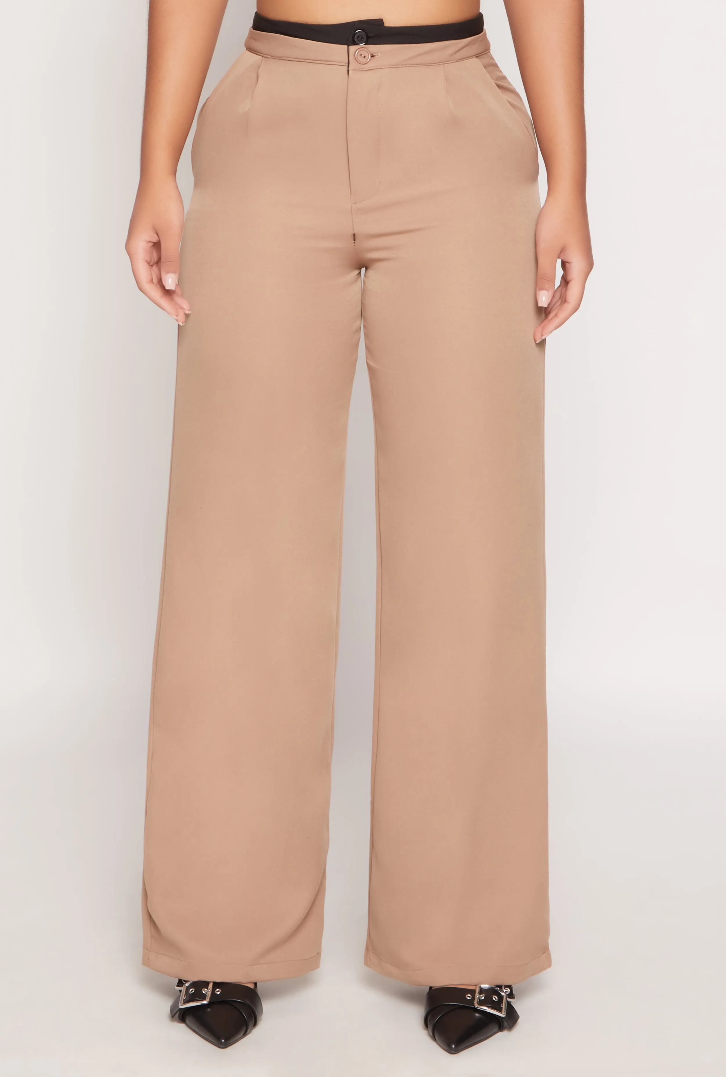 Two Button Wide Leg Pants sold by Rainbow product image thumbnail 2