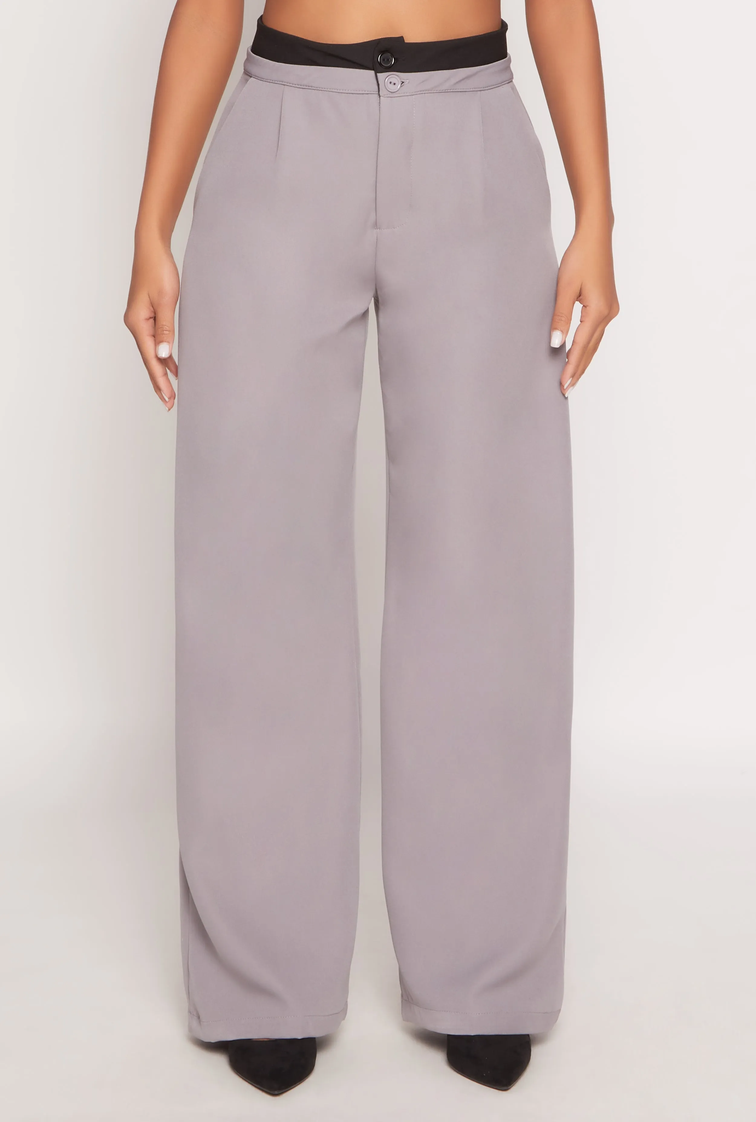 Two Button Wide Leg Pants sold by Rainbow product image thumbnail 2