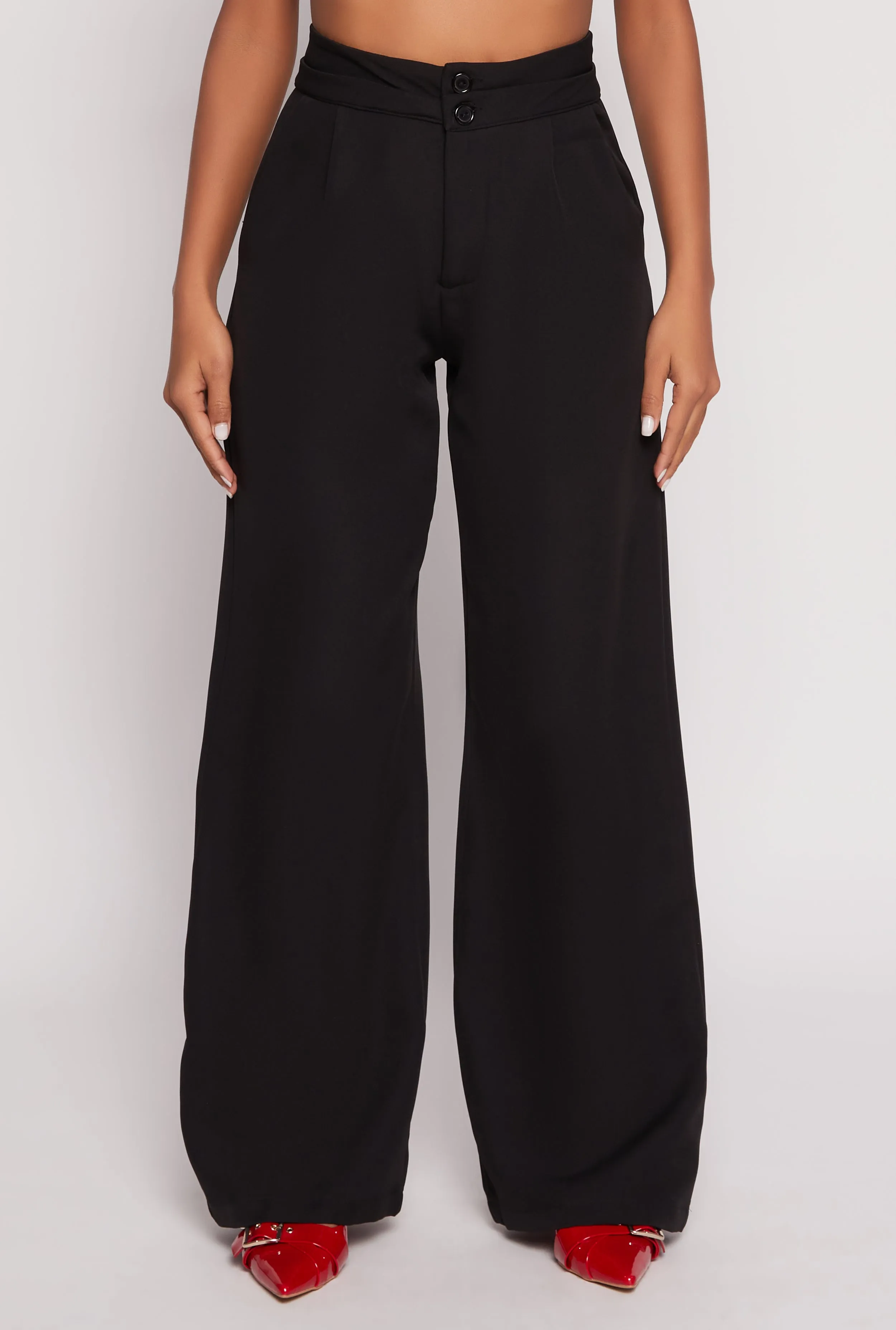 Two Button Wide Leg Pants sold by Rainbow product image thumbnail 2