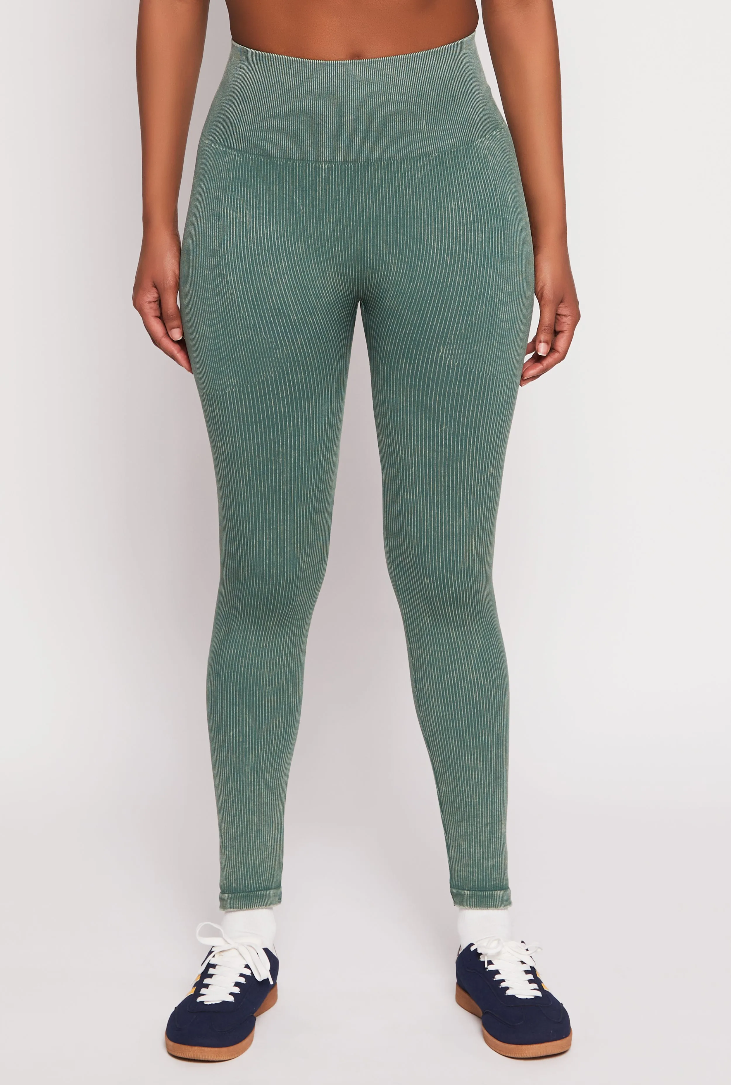 Daisy Ribbed Knit Active Leggings sold by Rainbow product image thumbnail 2