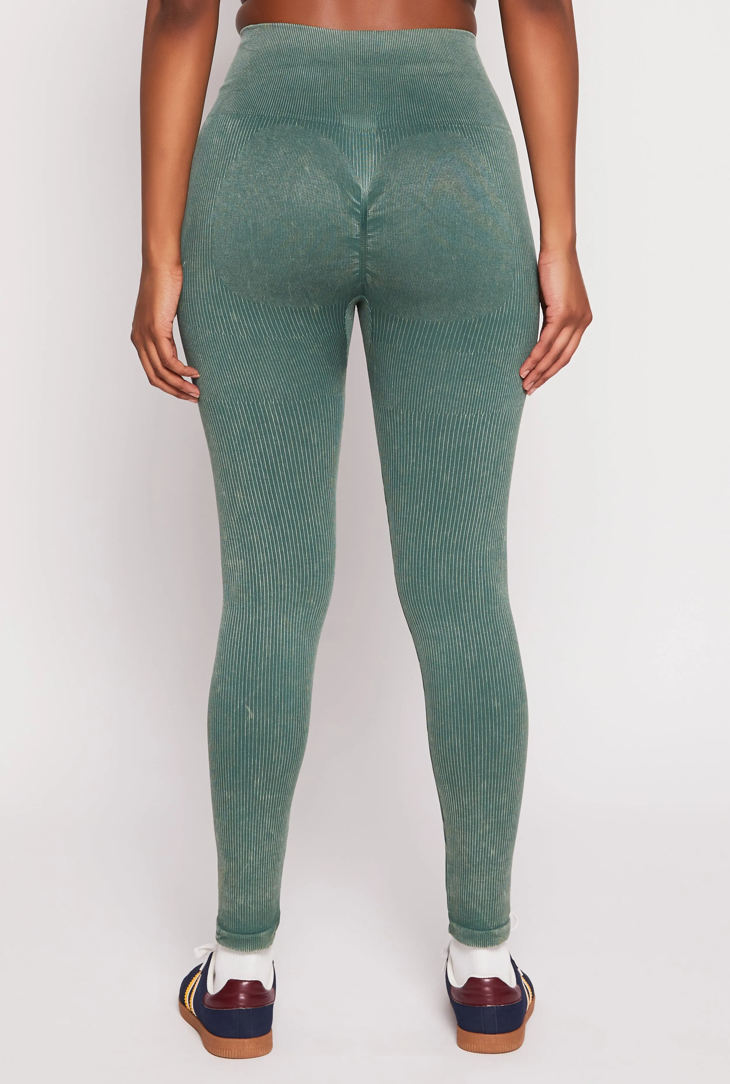 Daisy Ribbed Knit Active Leggings sold by Rainbow product image thumbnail 3