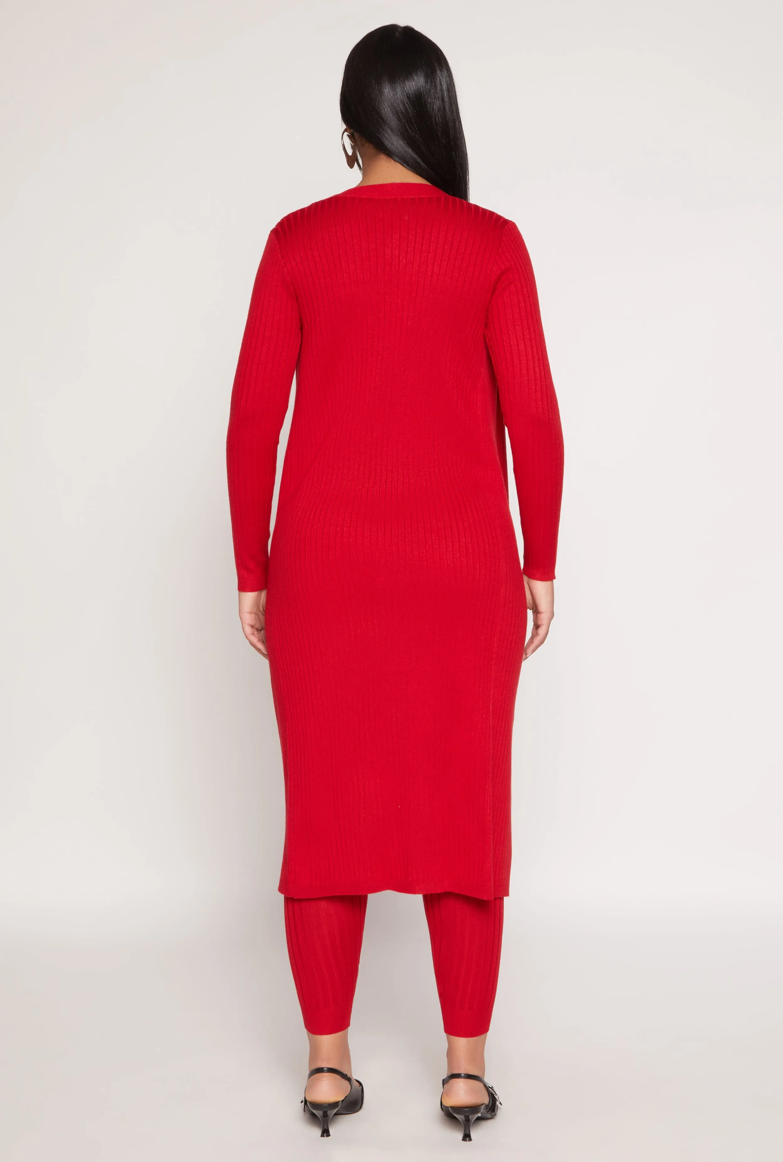 Daisy Ribbed Knit Open Front Duster sold by Rainbow product image thumbnail 3