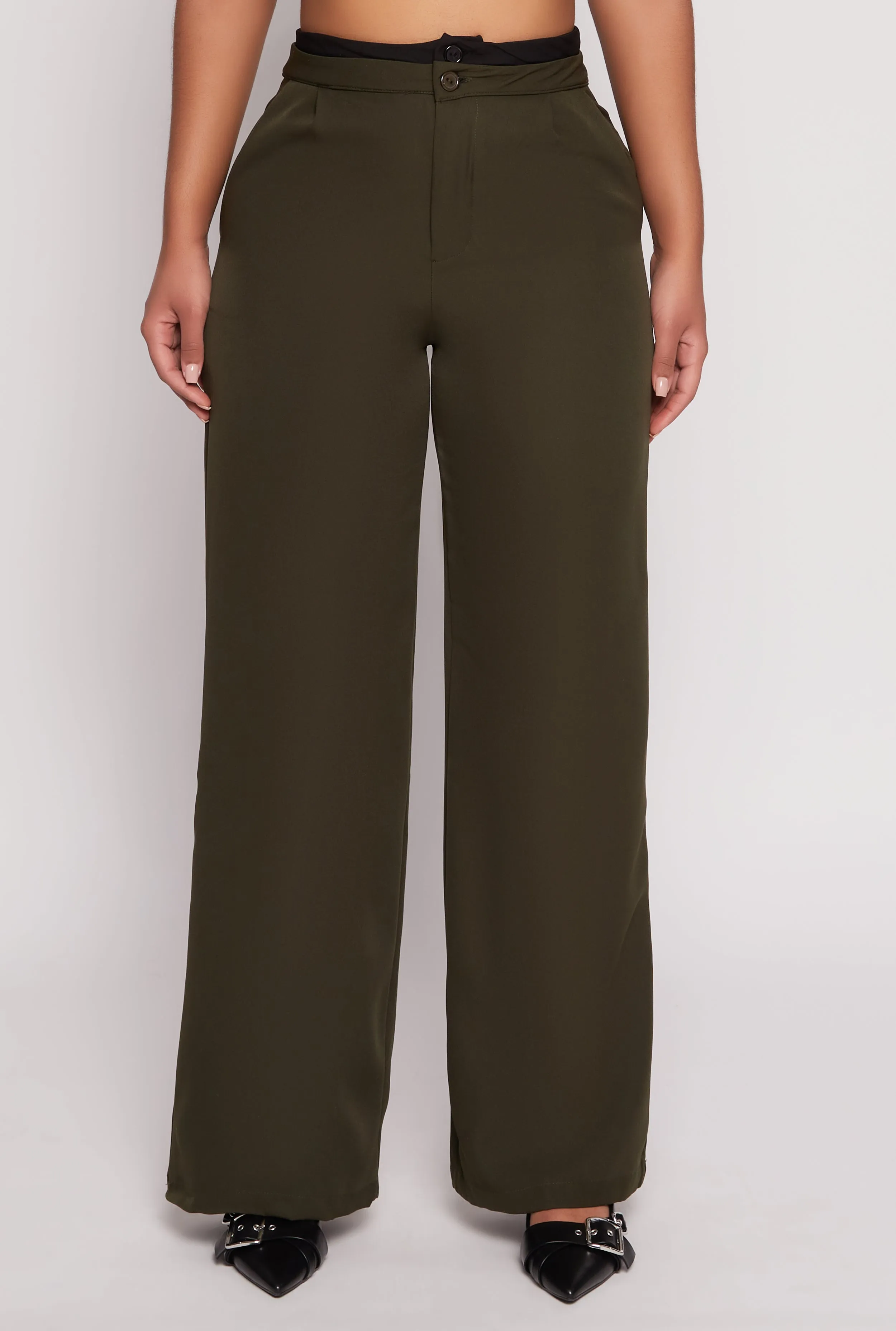 Two Button Wide Leg Pants sold by Rainbow product image thumbnail 2