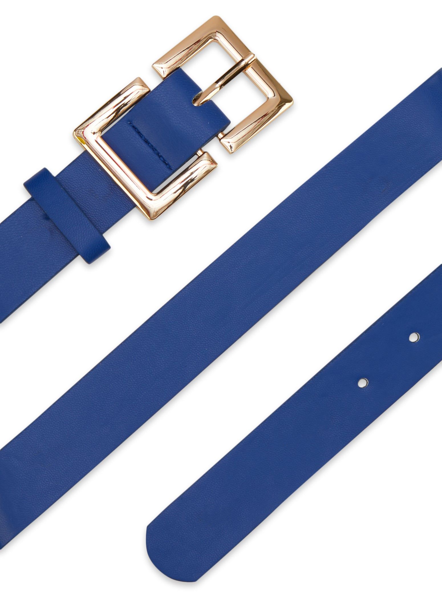 Square Buckle Faux Leather Belt sold by Rainbow product image thumbnail 2