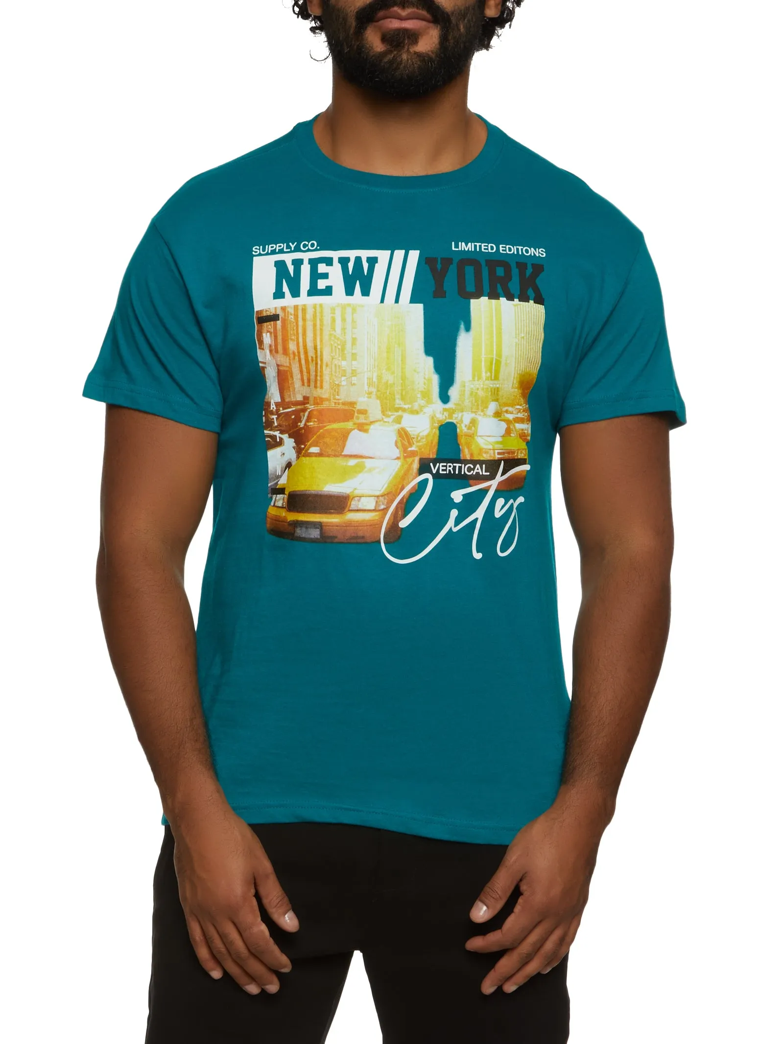 Mens New York City Graphic T Shirt sold by Rainbow