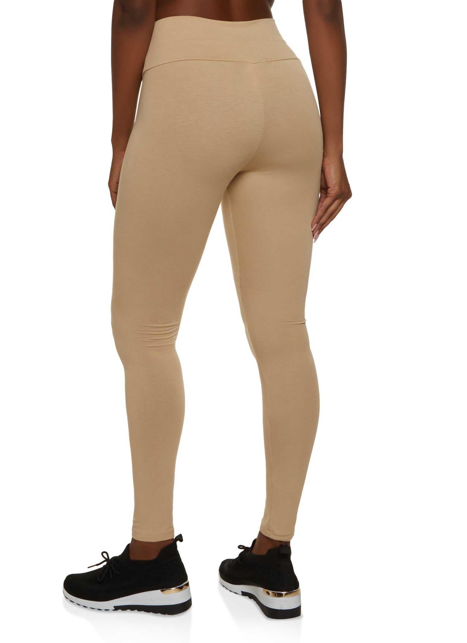 Solid High Rise Leggings sold by Rainbow product image thumbnail 2