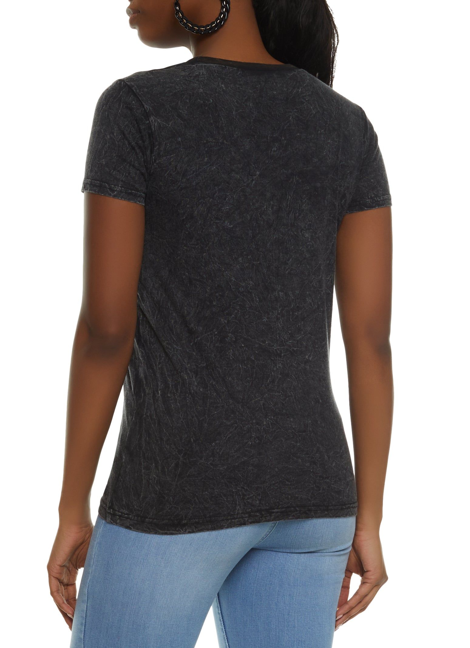 Laser Cut Crew Neck Tee sold by Rainbow product image thumbnail 2