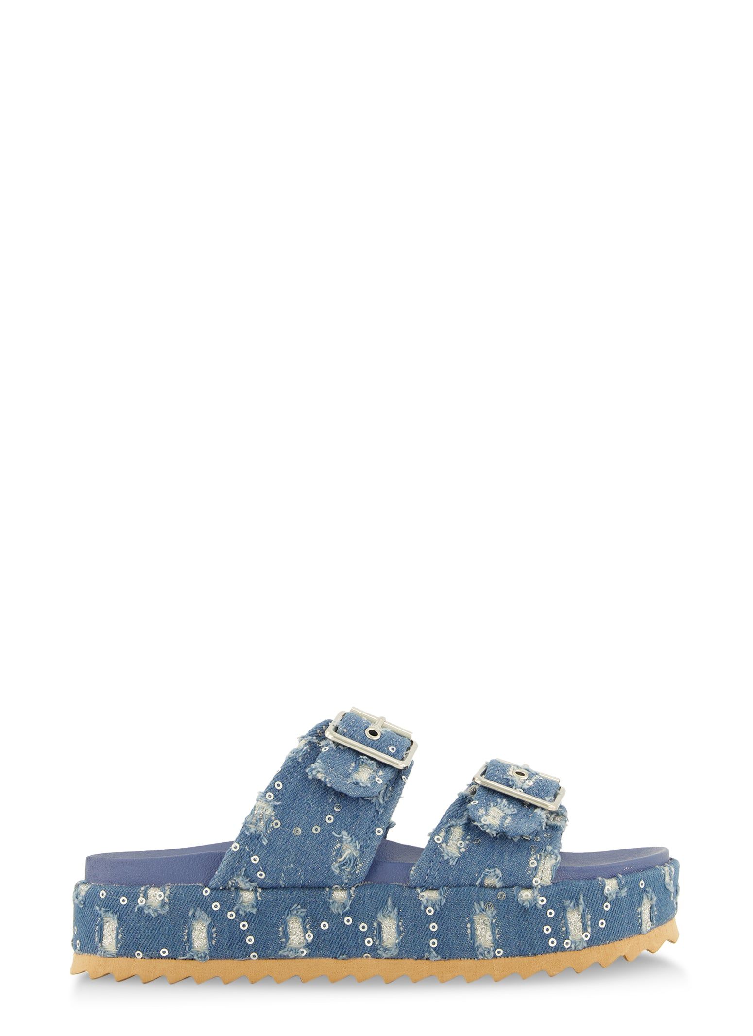 Double Band Platform Slide Sandals sold by Rainbow product image thumbnail 2