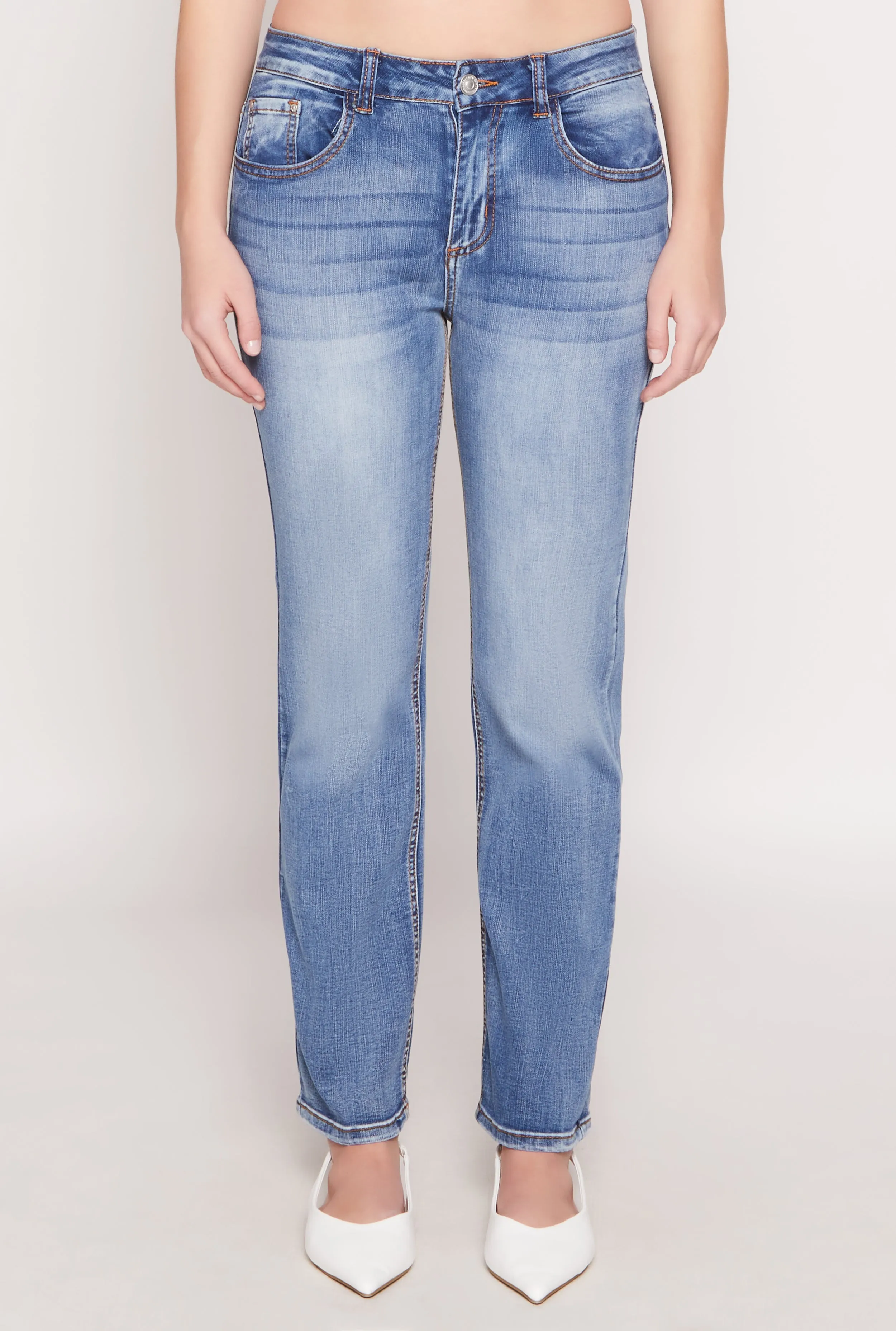 WAX Straight Leg Whiskered Jeans sold by Rainbow product image thumbnail 3