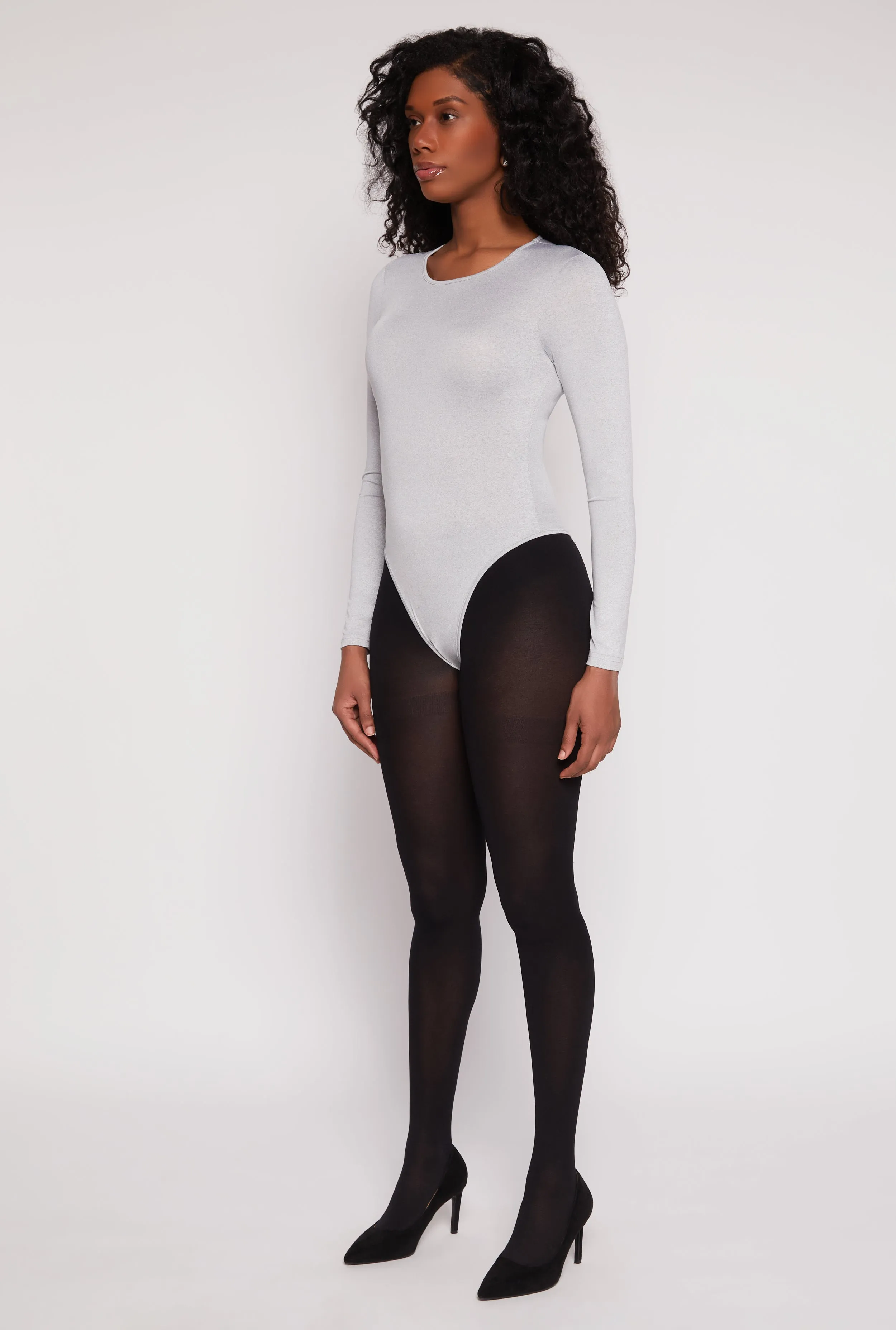 Daisy Crew Neck Long Sleeve Bodysuit sold by Rainbow product image thumbnail 3