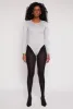 Daisy Crew Neck Long Sleeve Bodysuit sold by Rainbow