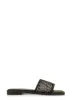 Rhinestone Mesh Band Slide Sandals sold by Rainbow