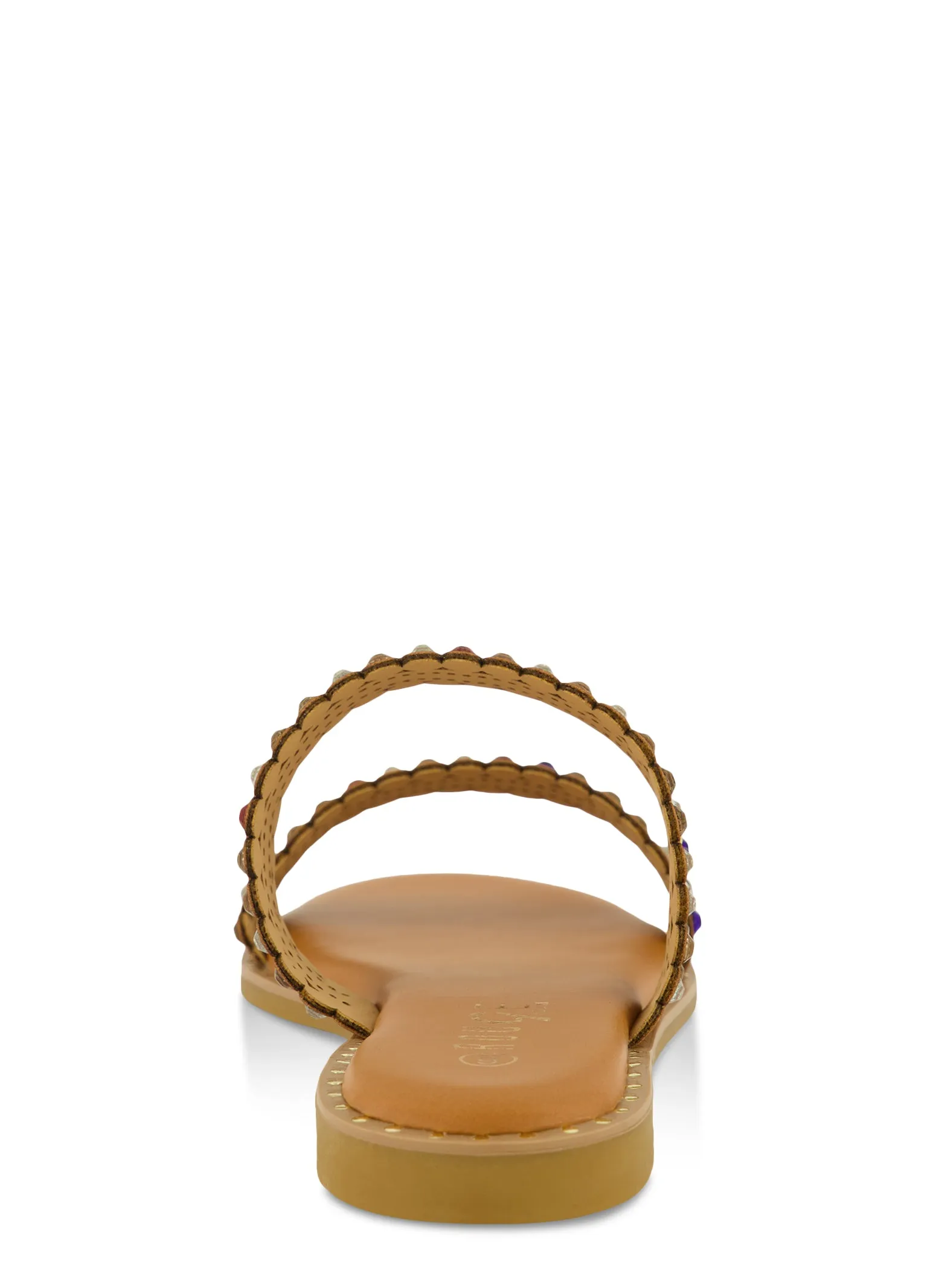 Studded Double Band Slide Sandals sold by Rainbow product image thumbnail 3