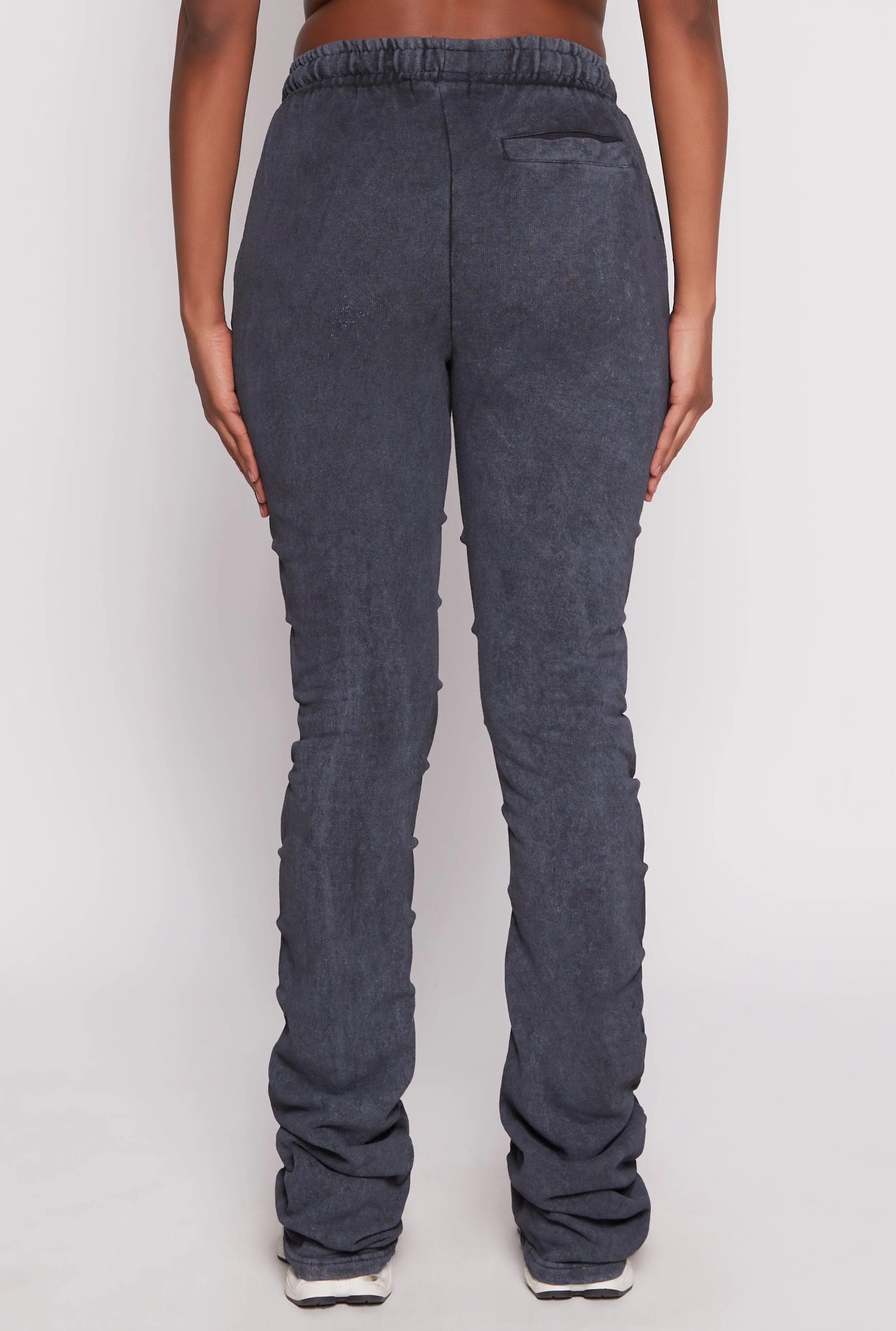Acid Wash Stacked Sweatpants sold by Rainbow product image thumbnail 5