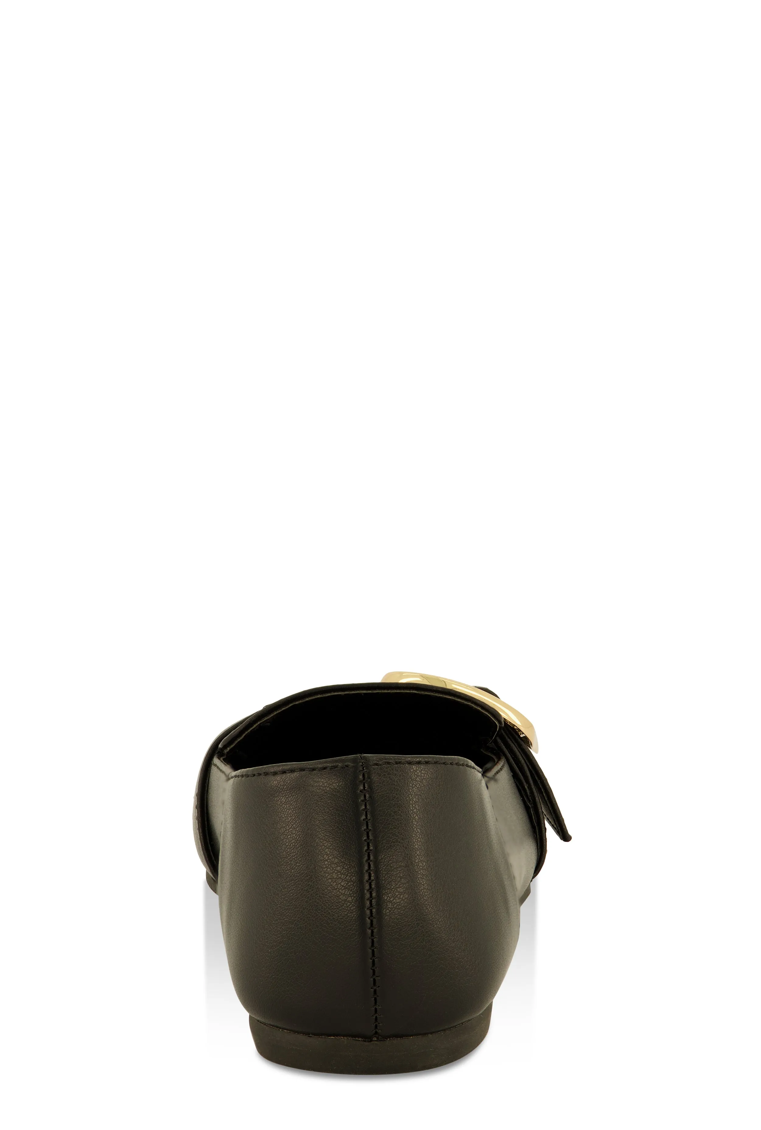 Metallic Buckle Pointed Toe Flats sold by Rainbow product image thumbnail 3
