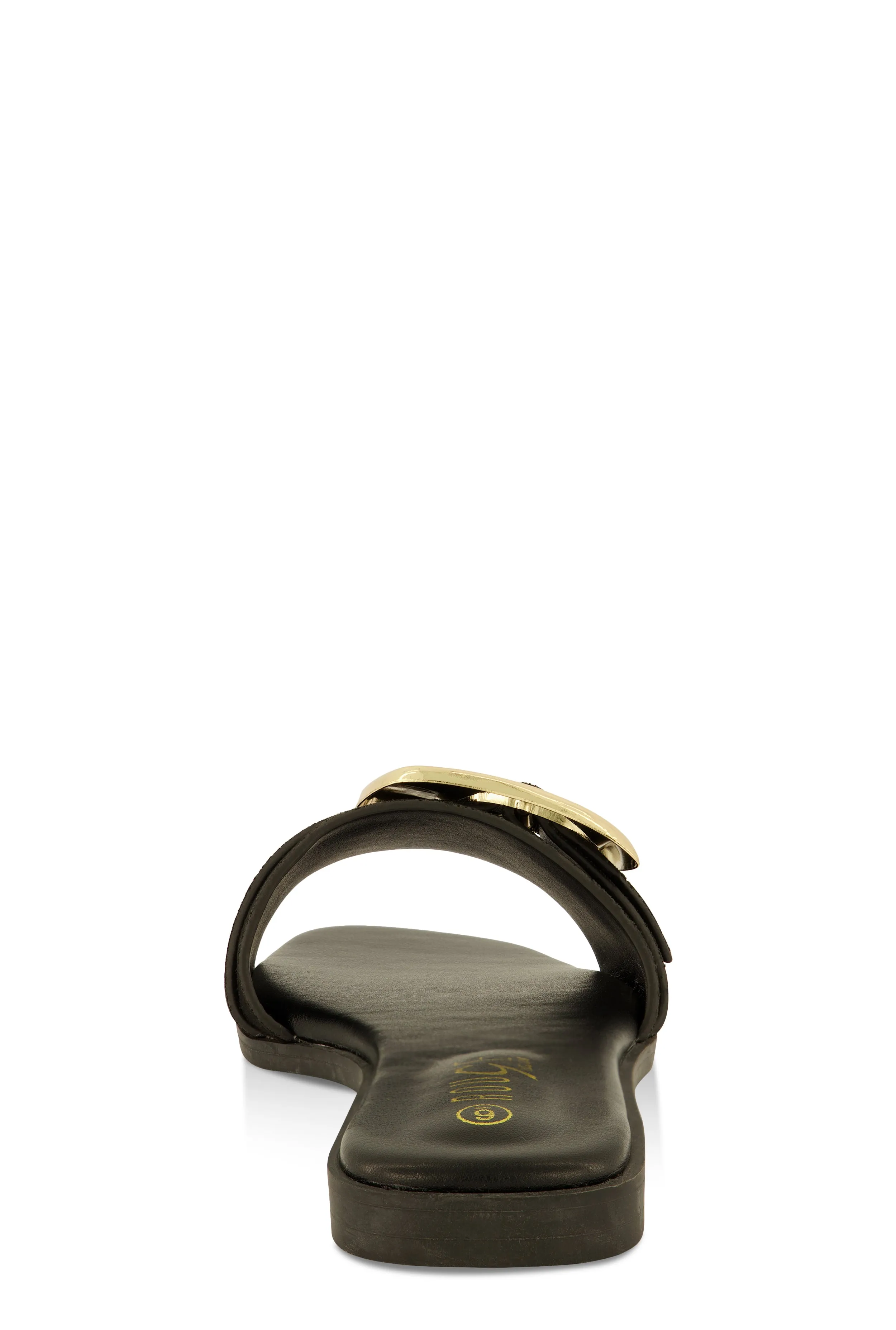 Metallic Buckle Band Slide Sandals sold by Rainbow product image thumbnail 3