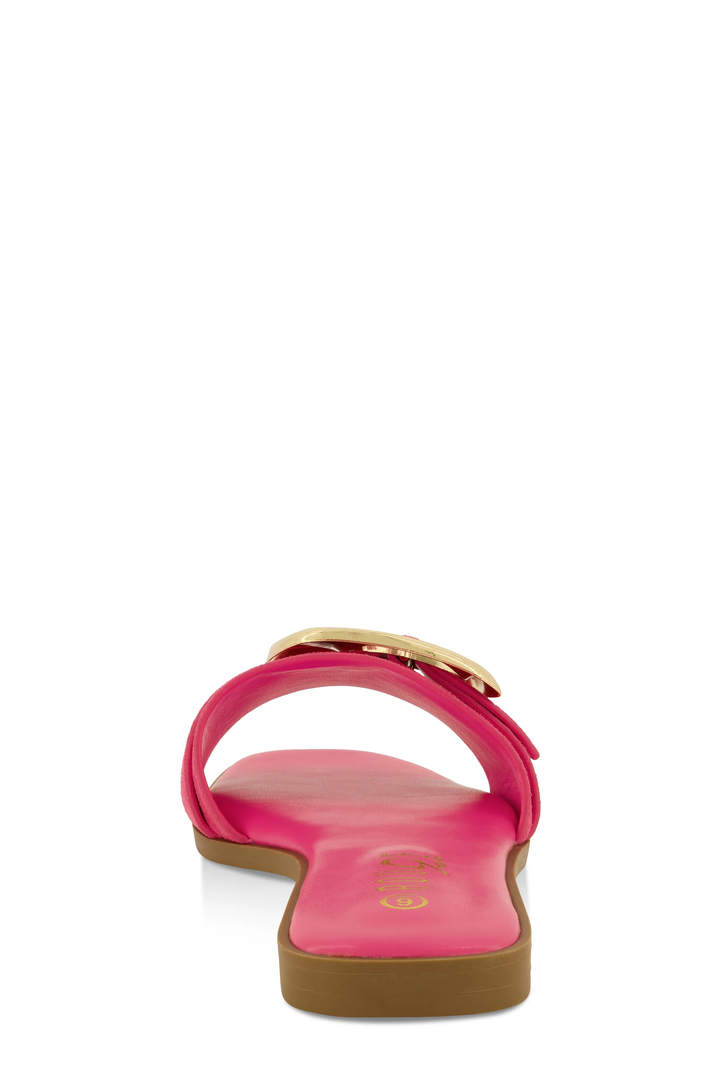 Metallic Buckle Band Slide Sandals sold by Rainbow product image thumbnail 3