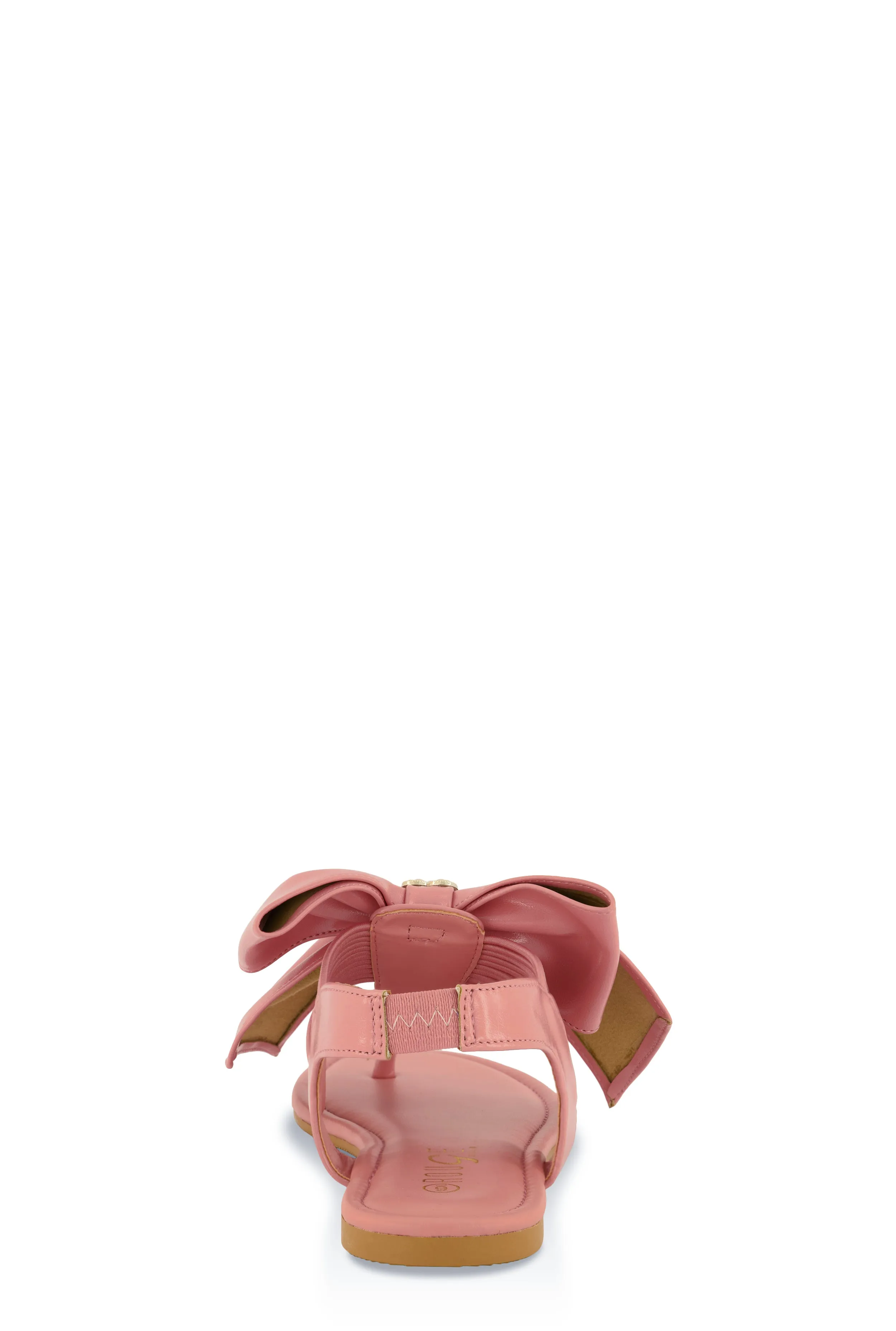 Heart Charm Bow Corded Thong Sandals sold by Rainbow product image thumbnail 3