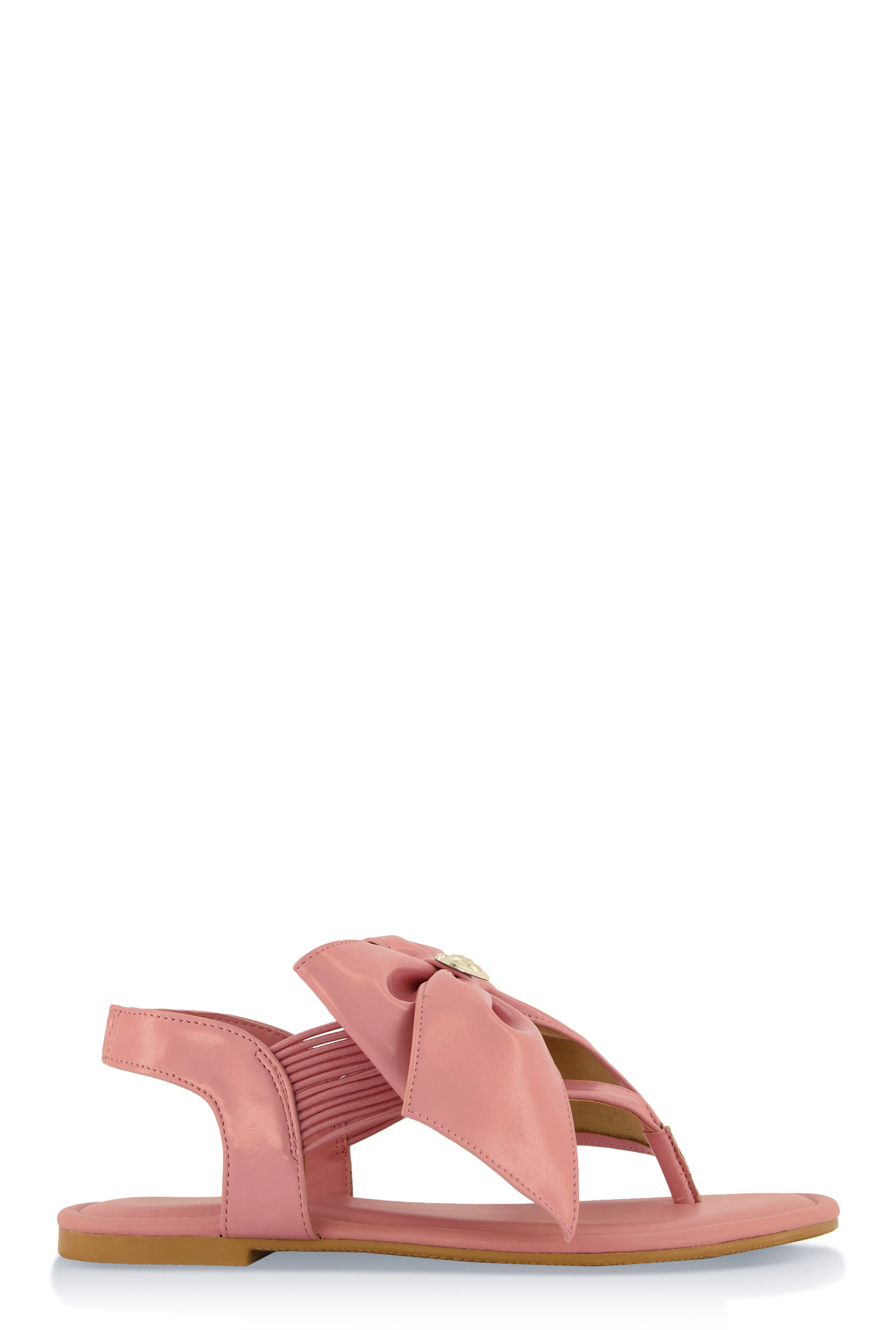 Heart Charm Bow Corded Thong Sandals sold by Rainbow product image thumbnail 2