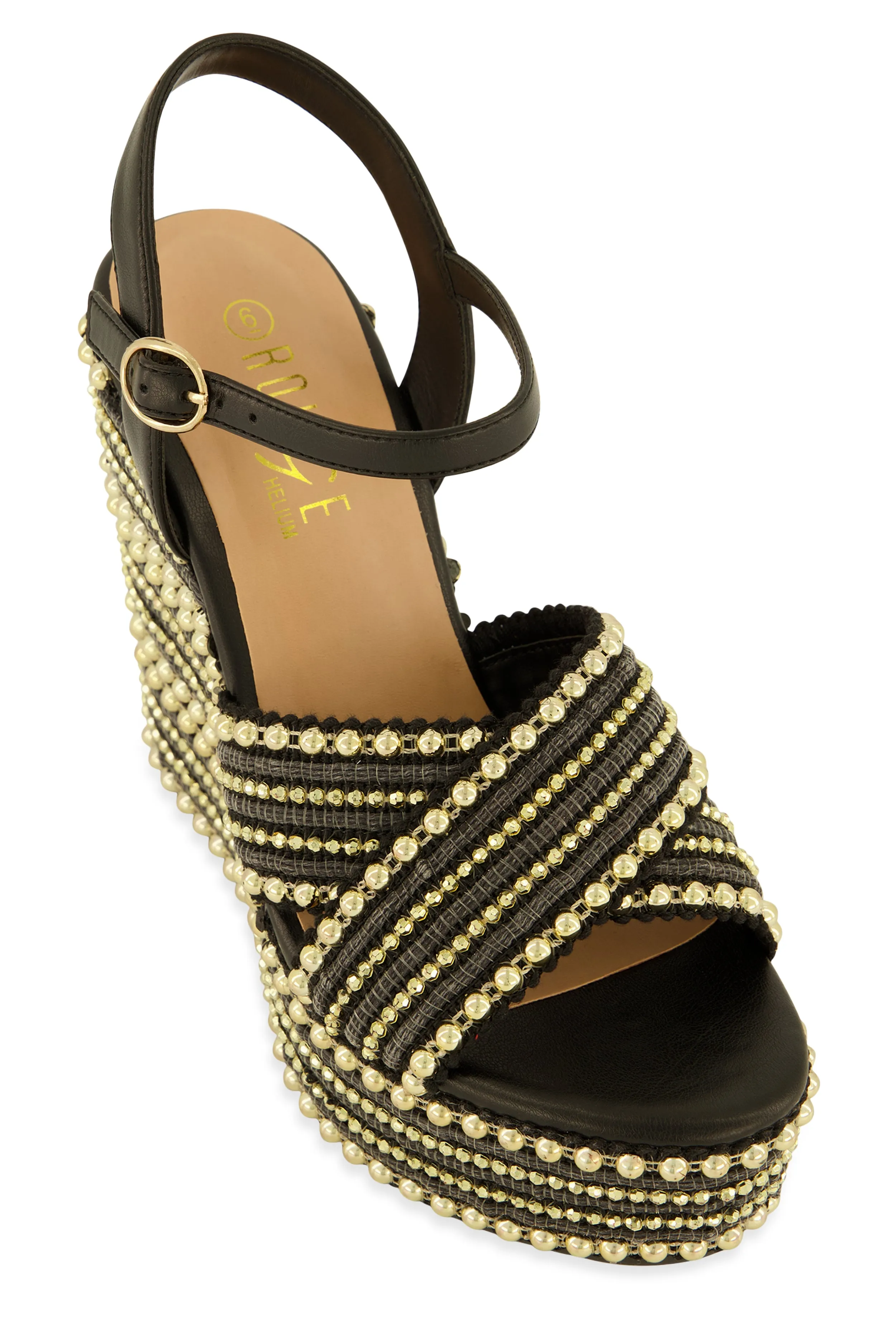 Embellished Open Toe Wedges sold by Rainbow