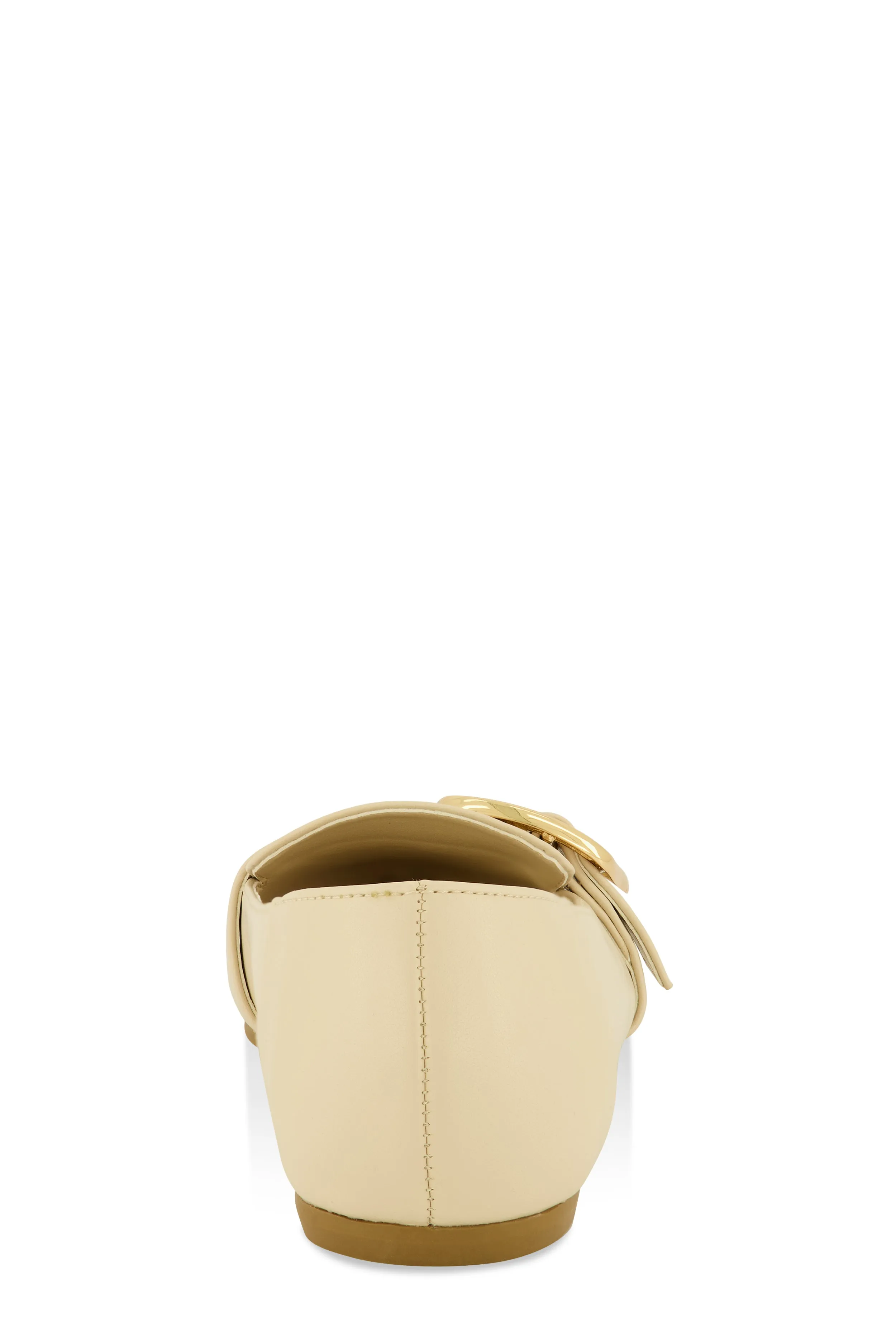 Metallic Buckle Pointed Toe Flats sold by Rainbow product image thumbnail 3